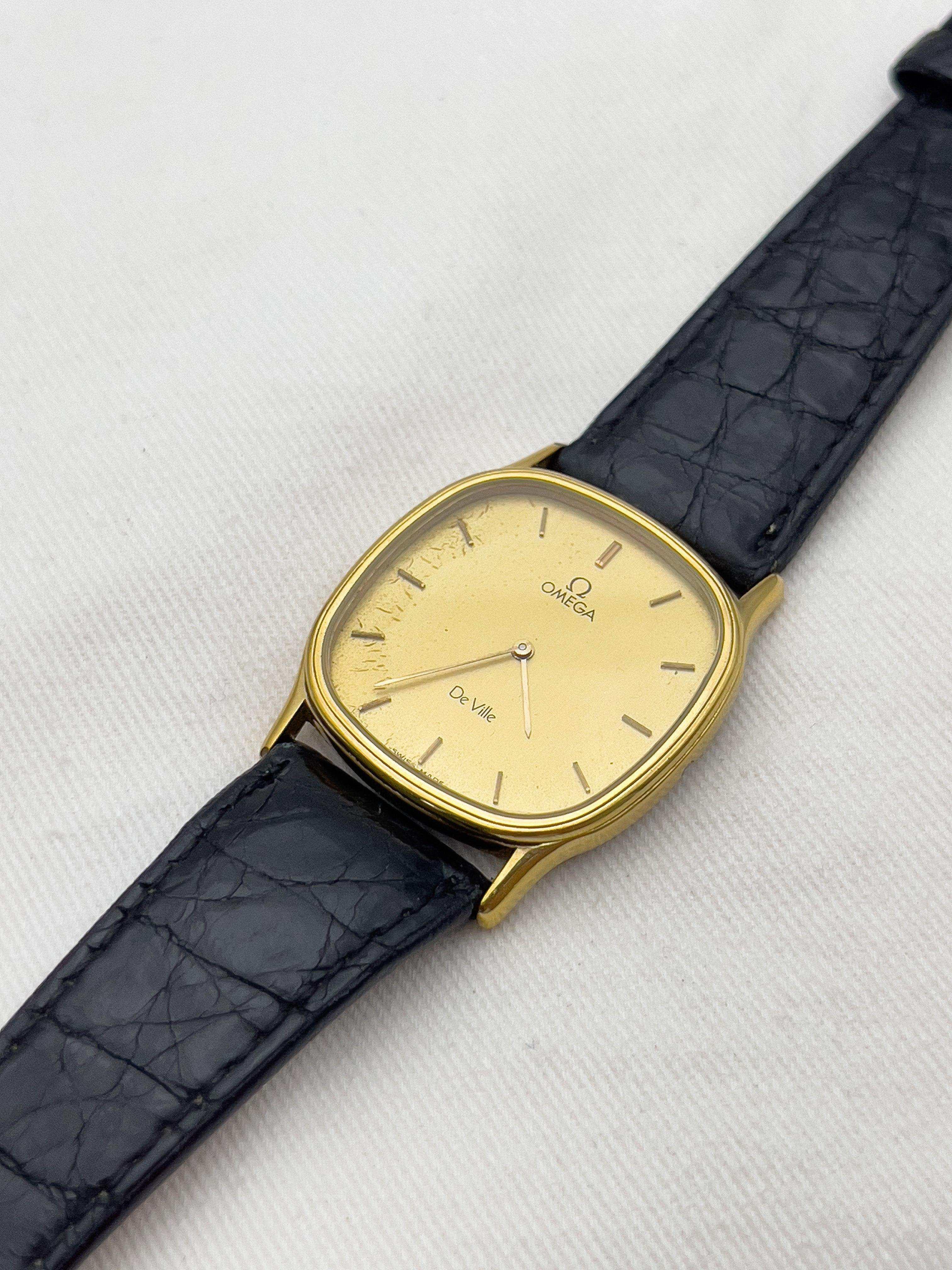 Omega - De Ville Tonneau Gold Patiné - 1970's - Atelier Victor