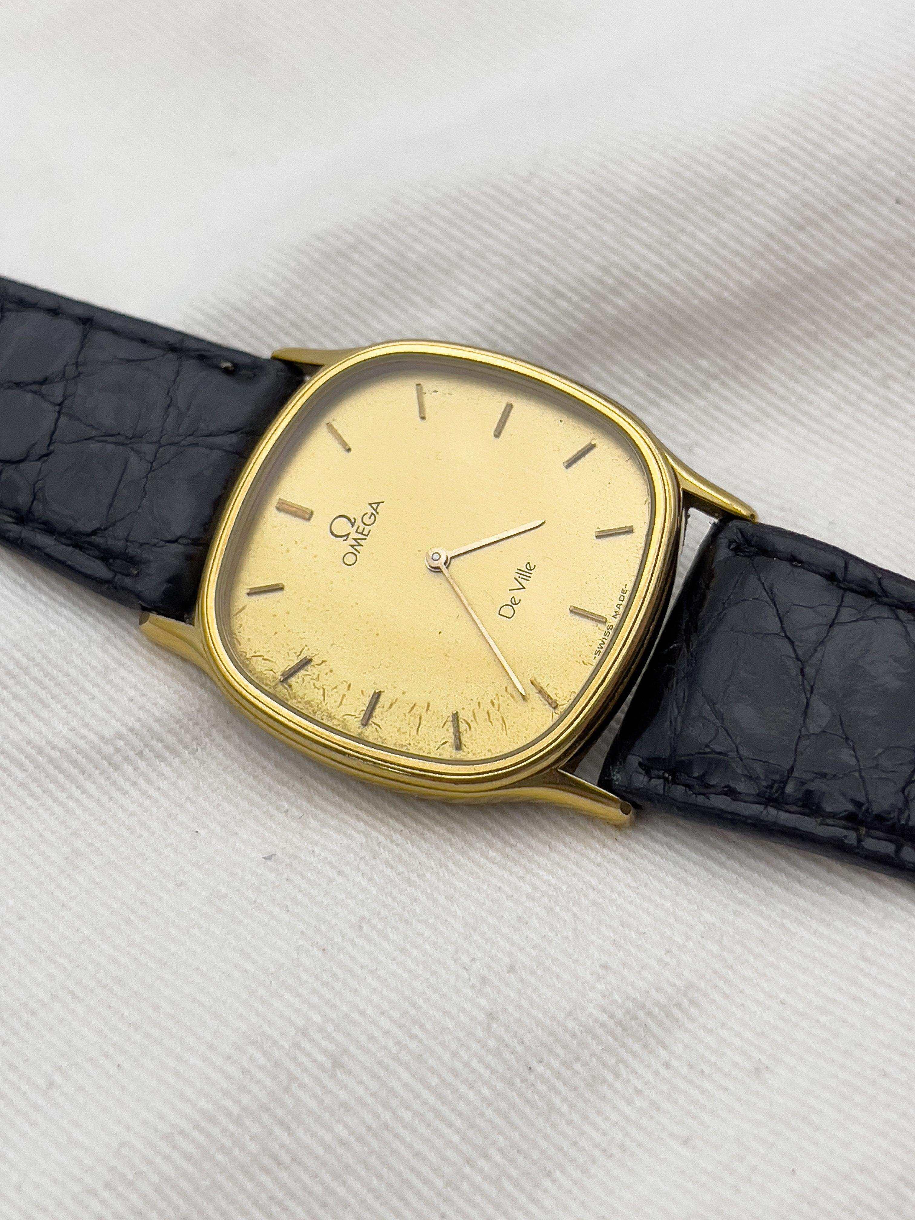 Omega - De Ville Tonneau Gold Patiné - 1970's - Atelier Victor