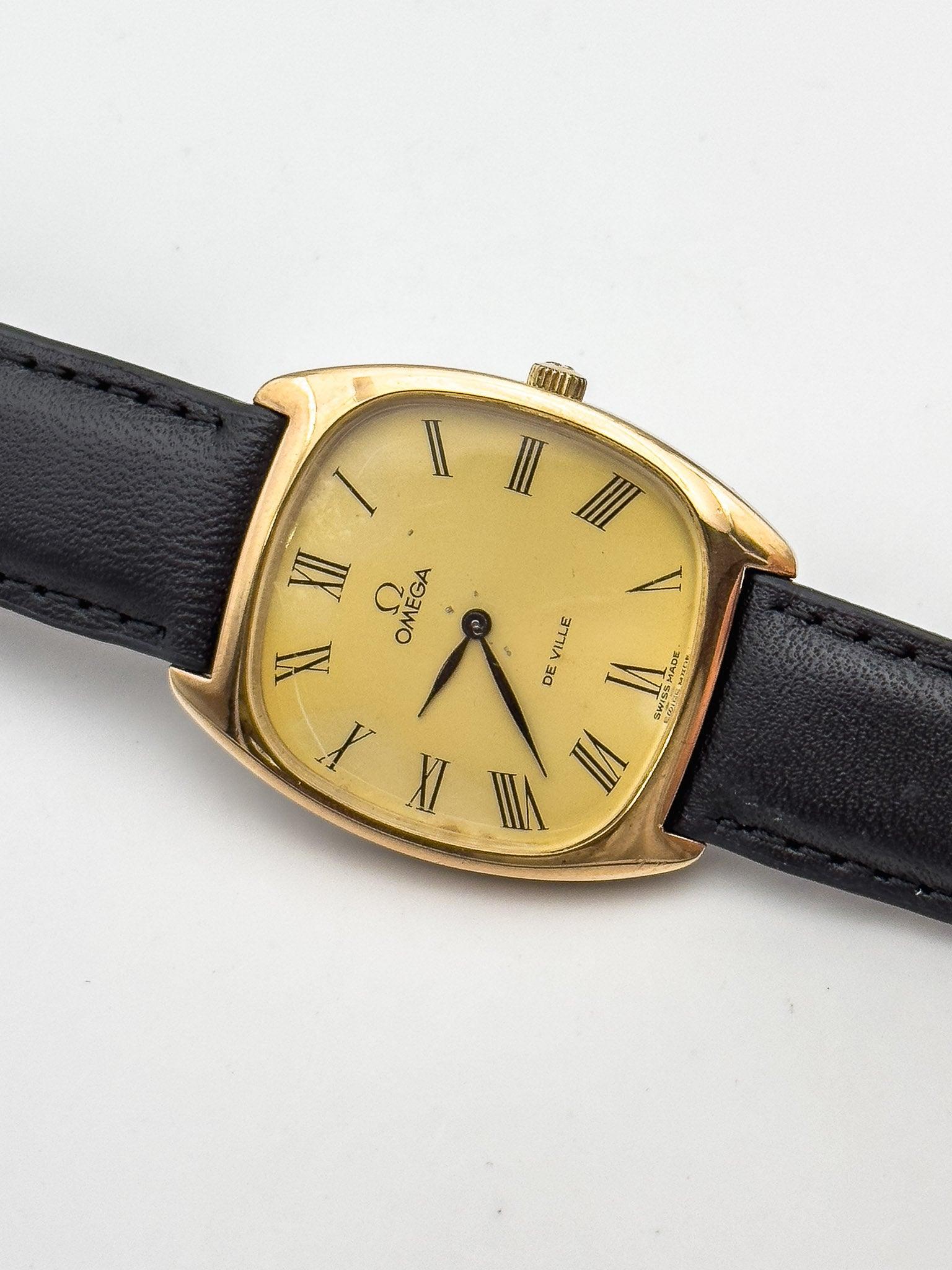 Omega - De Ville Tonneau Gold Romain - 1975 - Atelier Victor