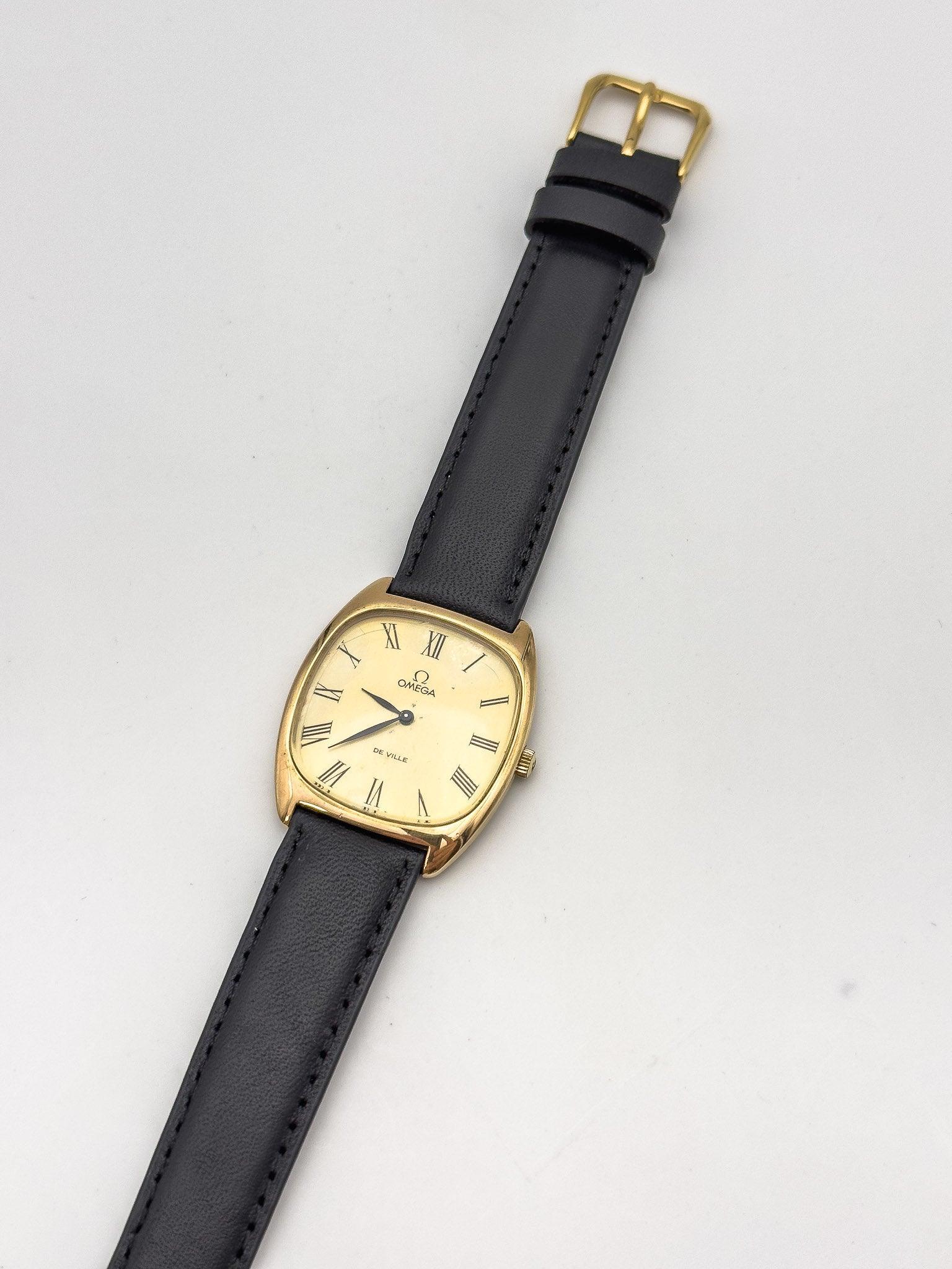 Omega - De Ville Tonneau Gold Romain - 1975 - Atelier Victor