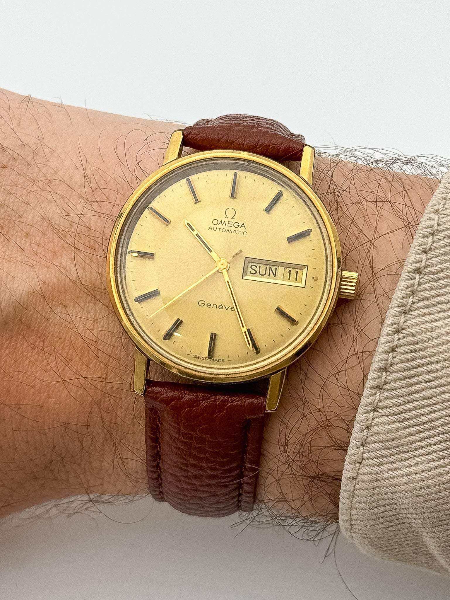 Omega - Genève Gold Plated Daydate - 1973 - Atelier Victor