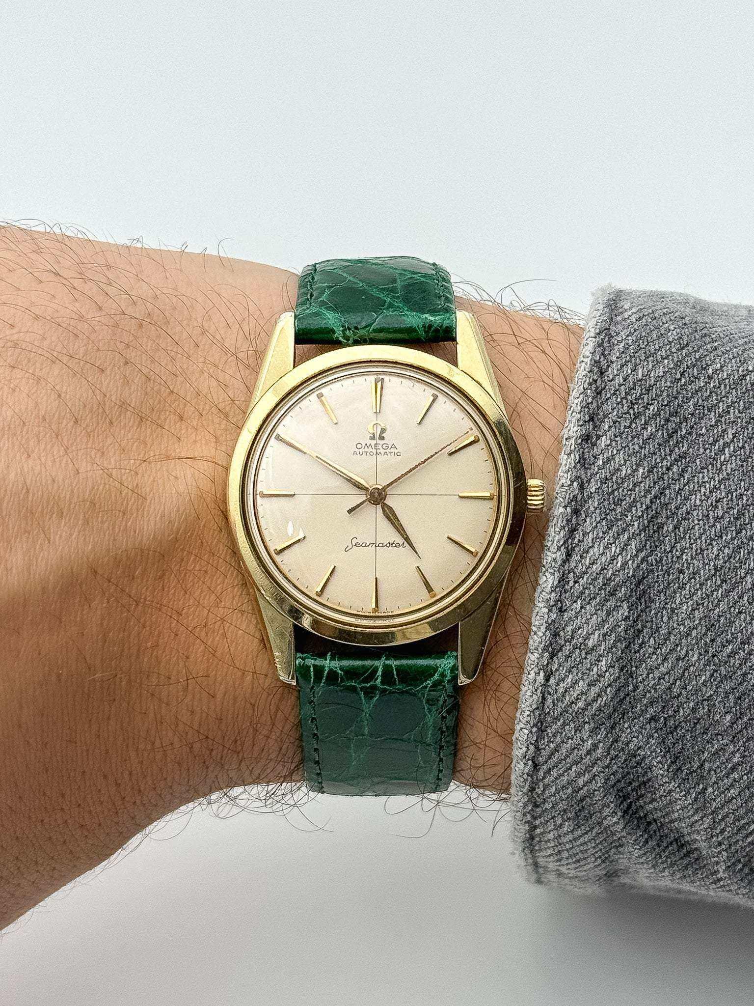 Omega - Seamaster Crosshair Gold - - 1960's - Atelier Victor