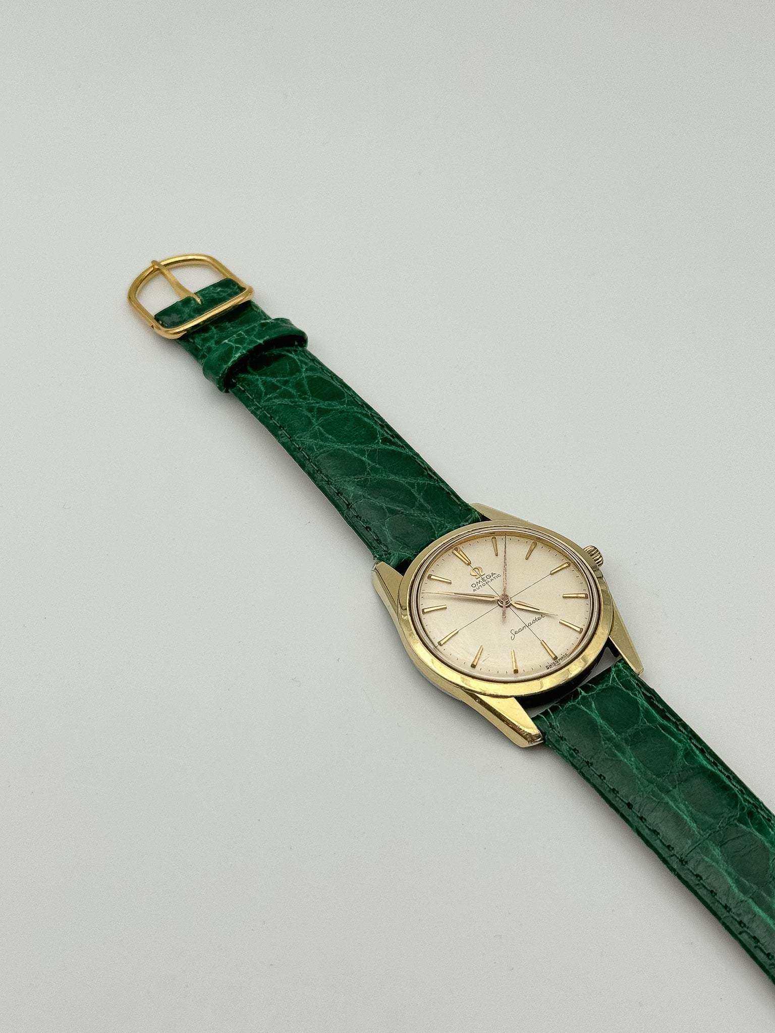 Omega - Seamaster Crosshair Gold - - 1960's - Atelier Victor