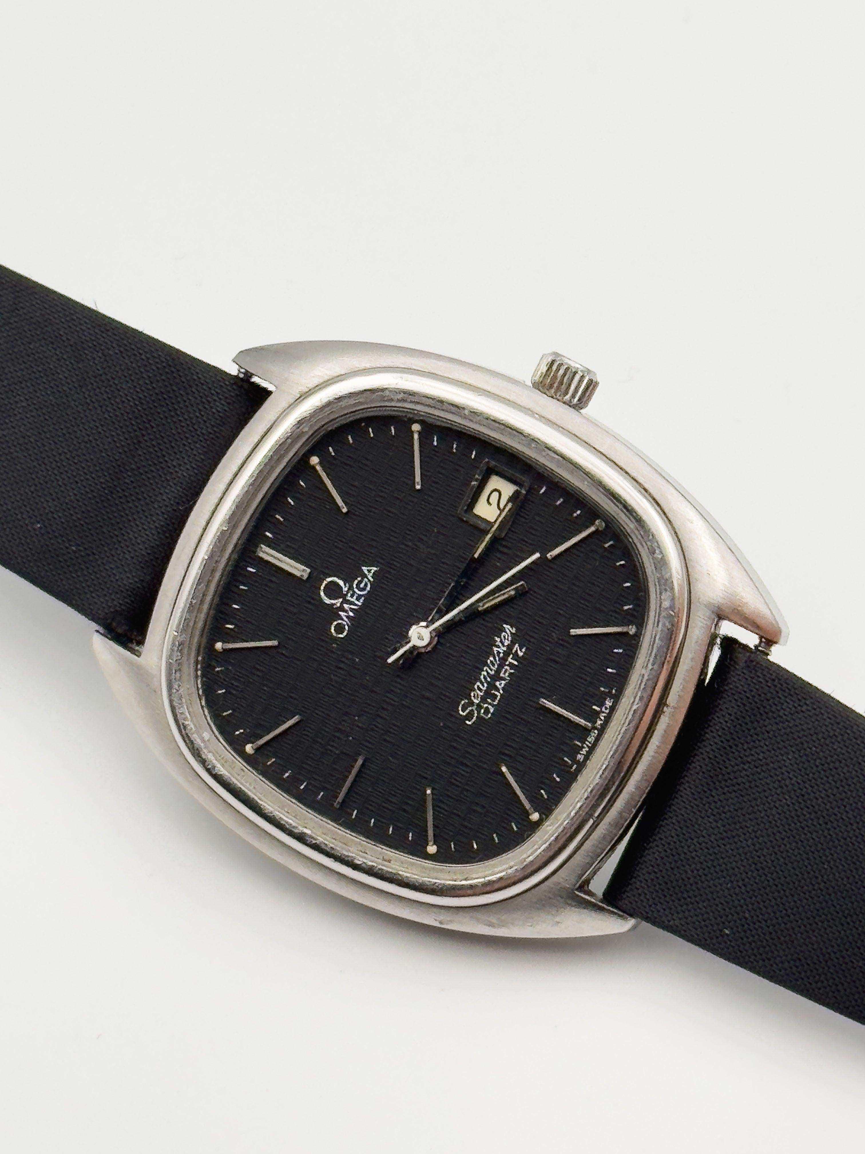 Omega - Seamaster Tapisserie Black Date - 1978 - Atelier Victor