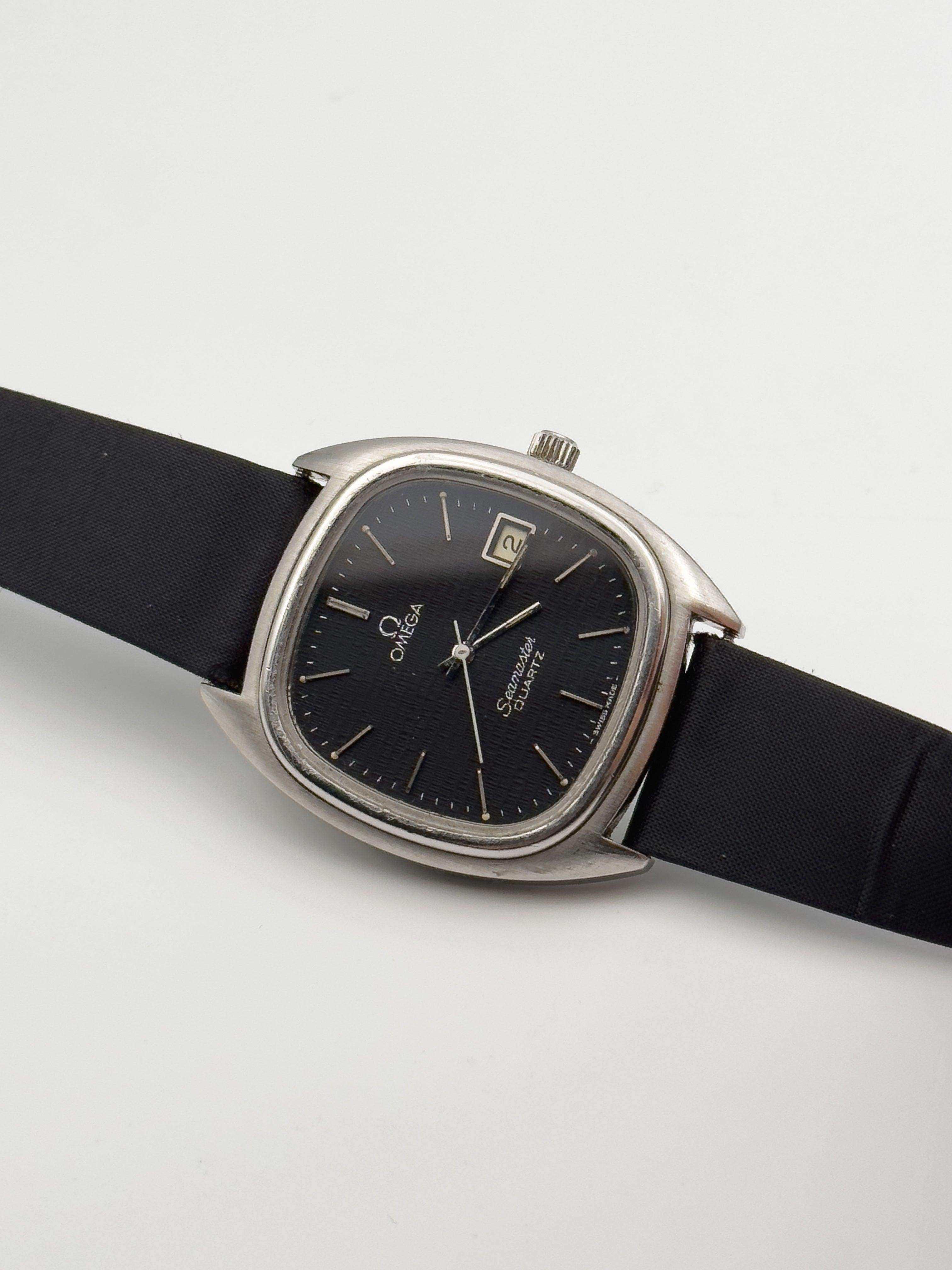 Omega - Seamaster Tapisserie Black Date - 1978 - Atelier Victor