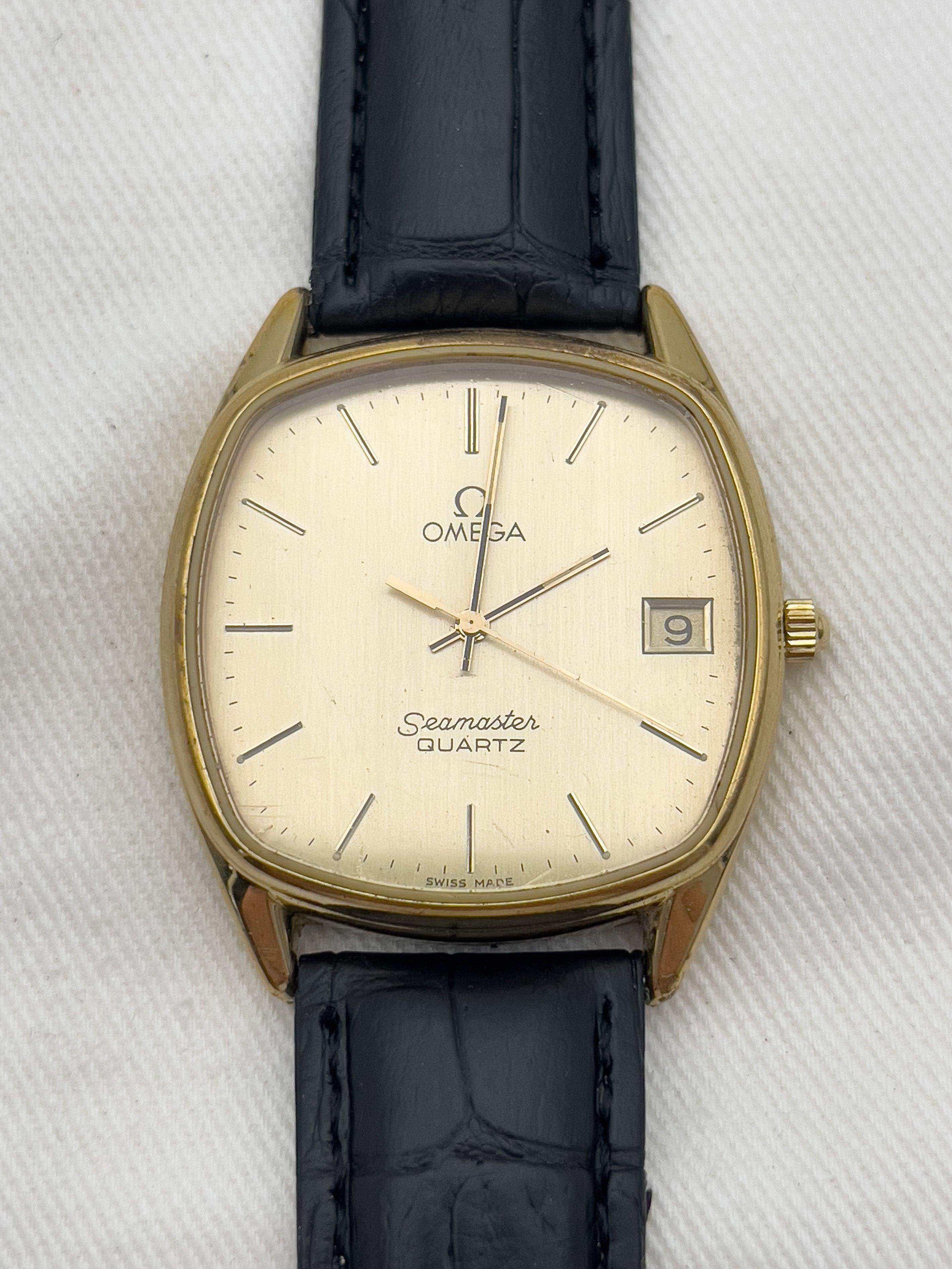 Omega - Seamaster Tonneau Gold Date - 1982 - Atelier Victor