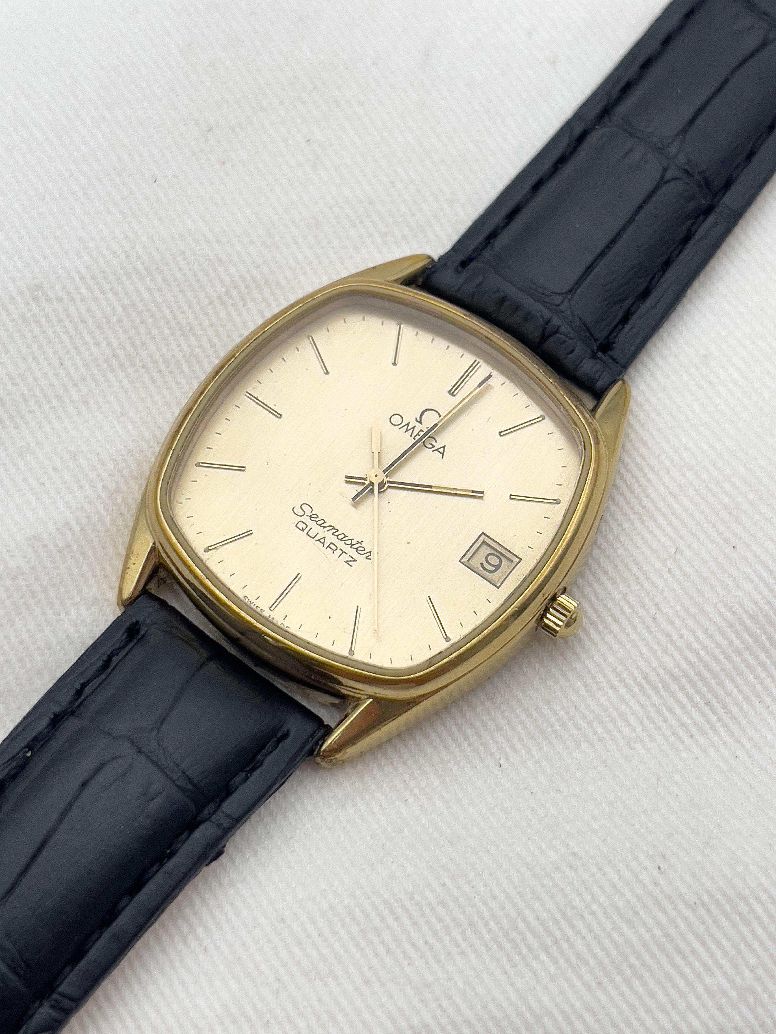 Omega - Seamaster Tonneau Gold Date - 1982 - Atelier Victor