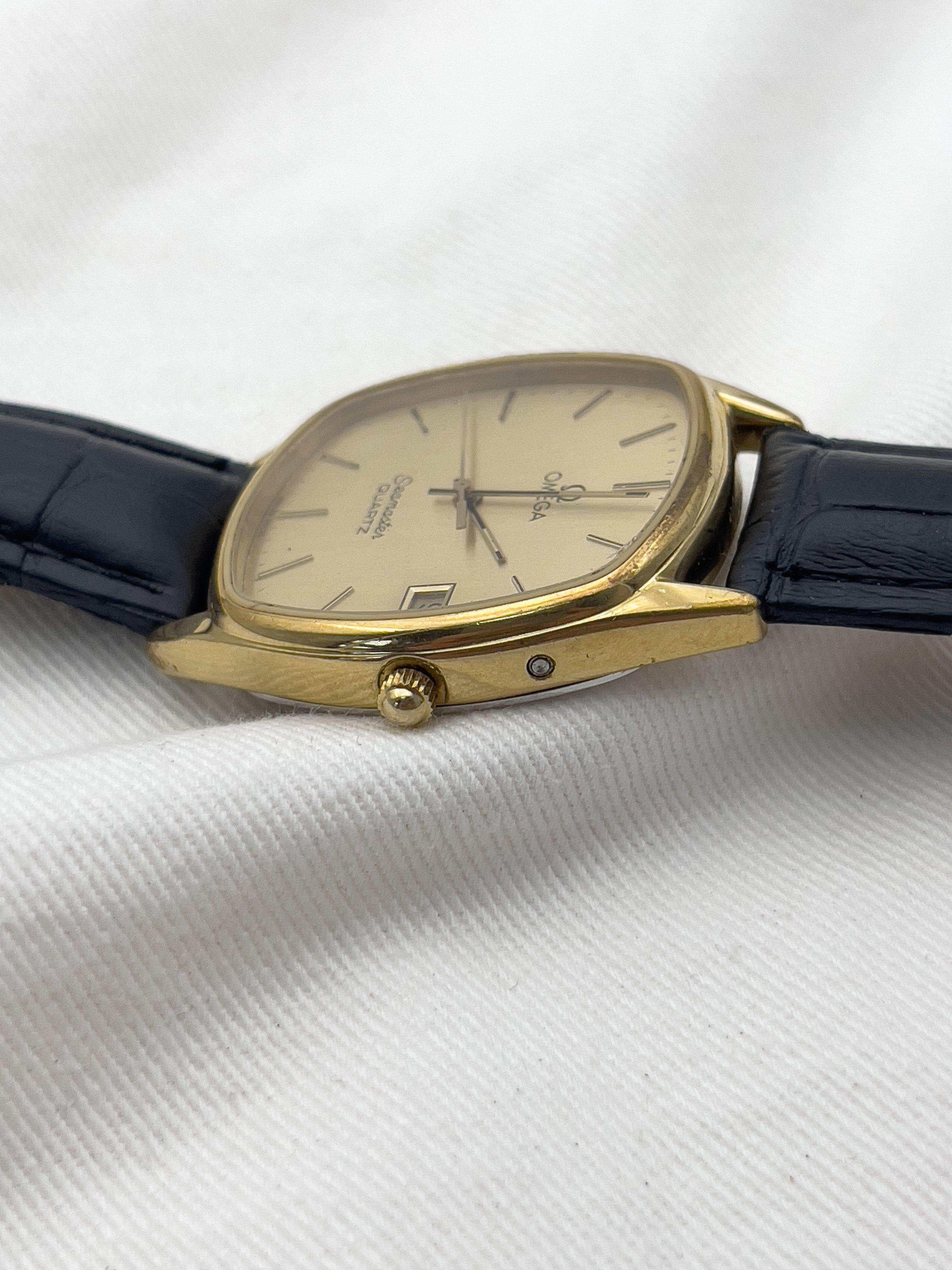 Omega - Seamaster Tonneau Gold Date - 1982 - Atelier Victor