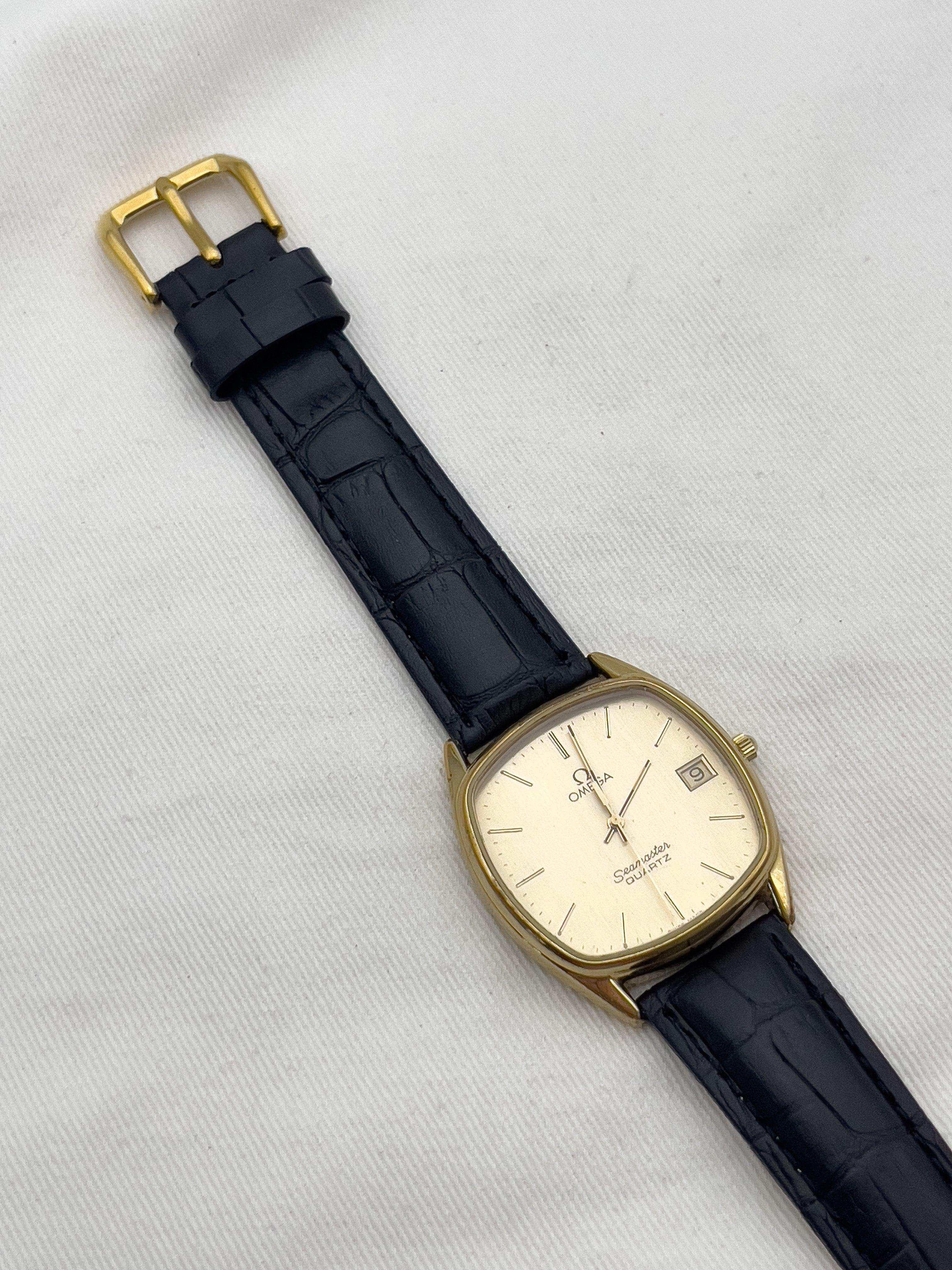 Omega - Seamaster Tonneau Gold Date - 1982 - Atelier Victor