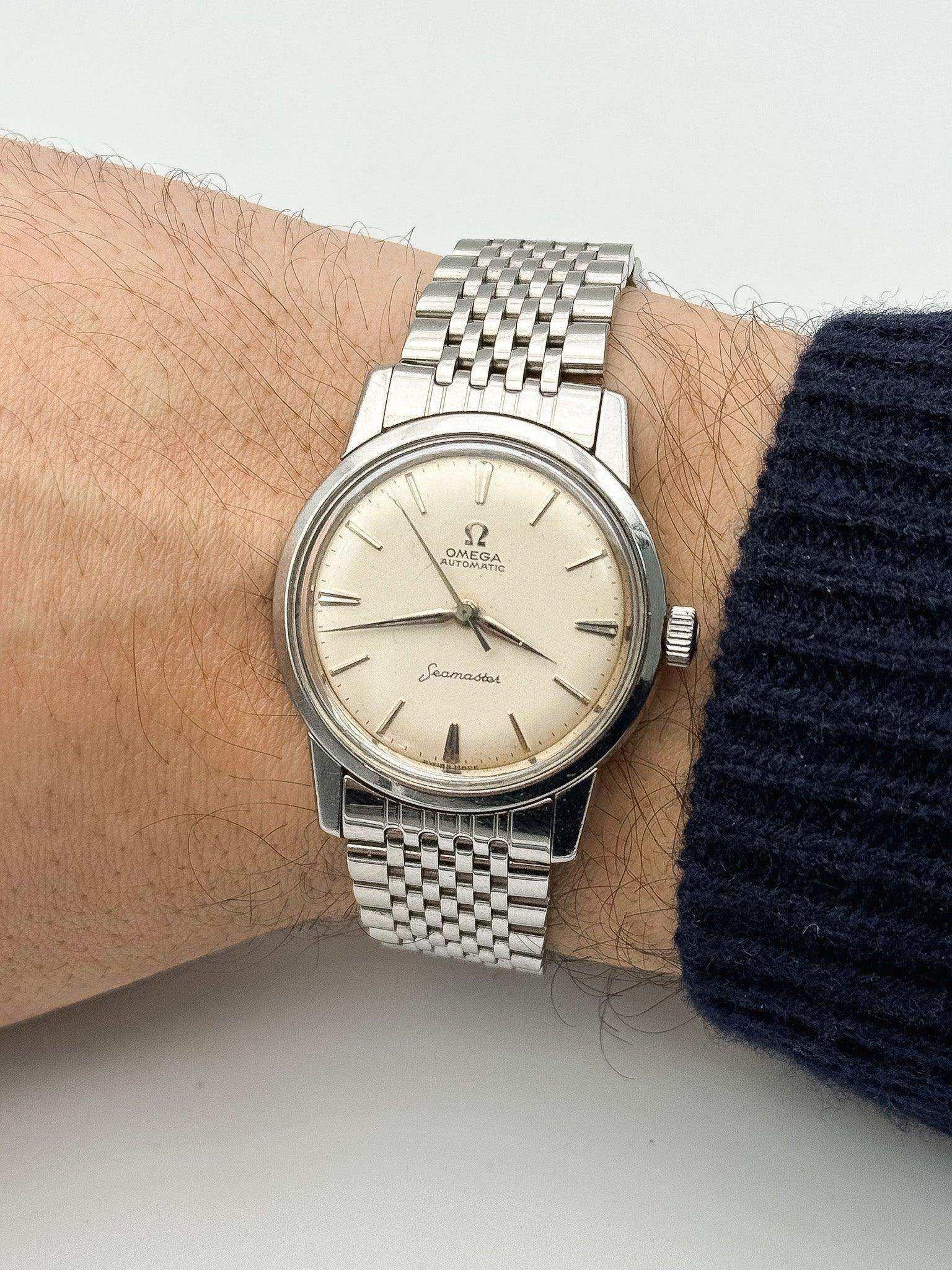 Omega - Seamaster White Cream Beads of Rice - 1960 - Atelier Victor