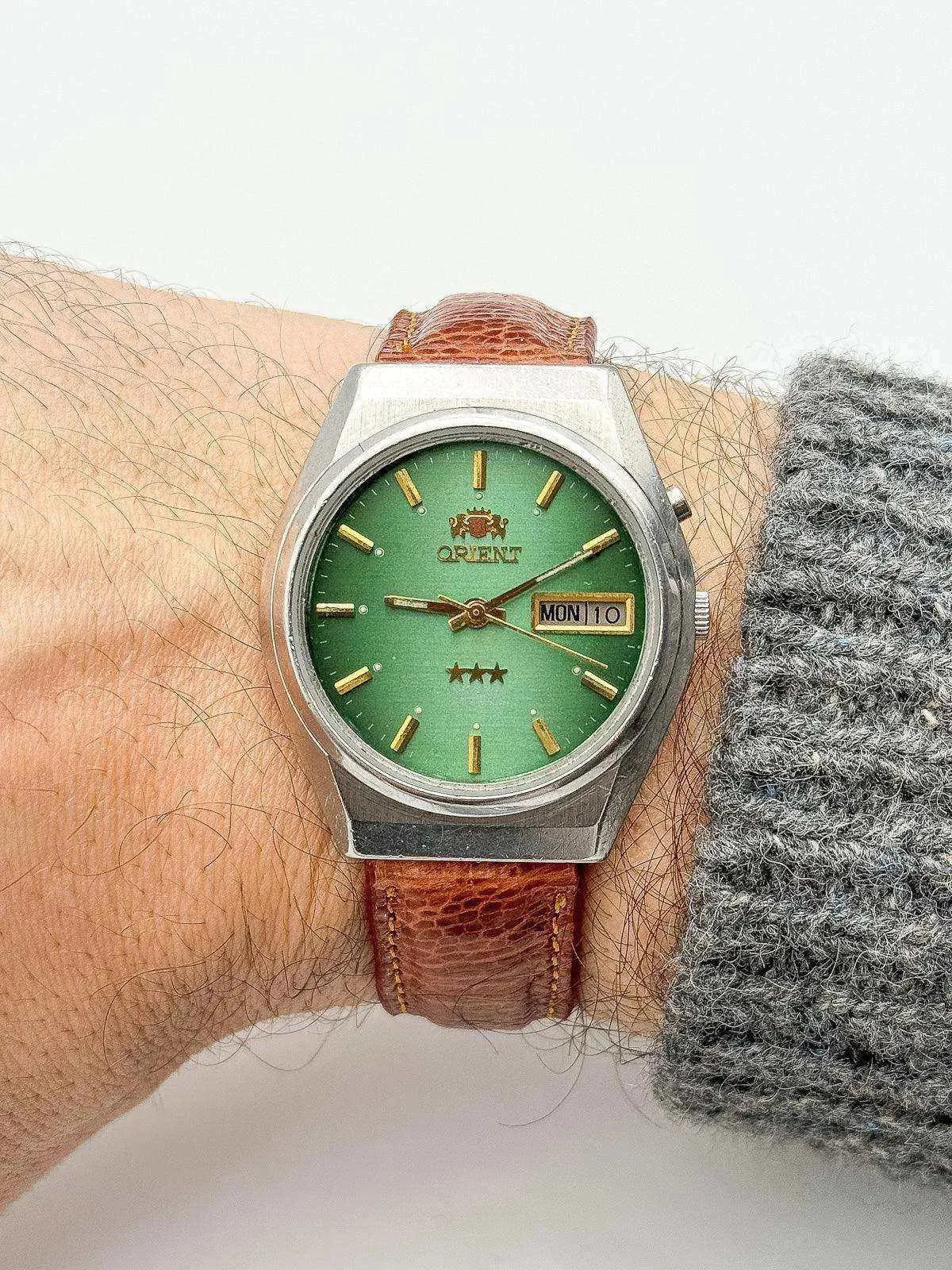 Orient - Daydate Green Dial - 1970s - Atelier Victor