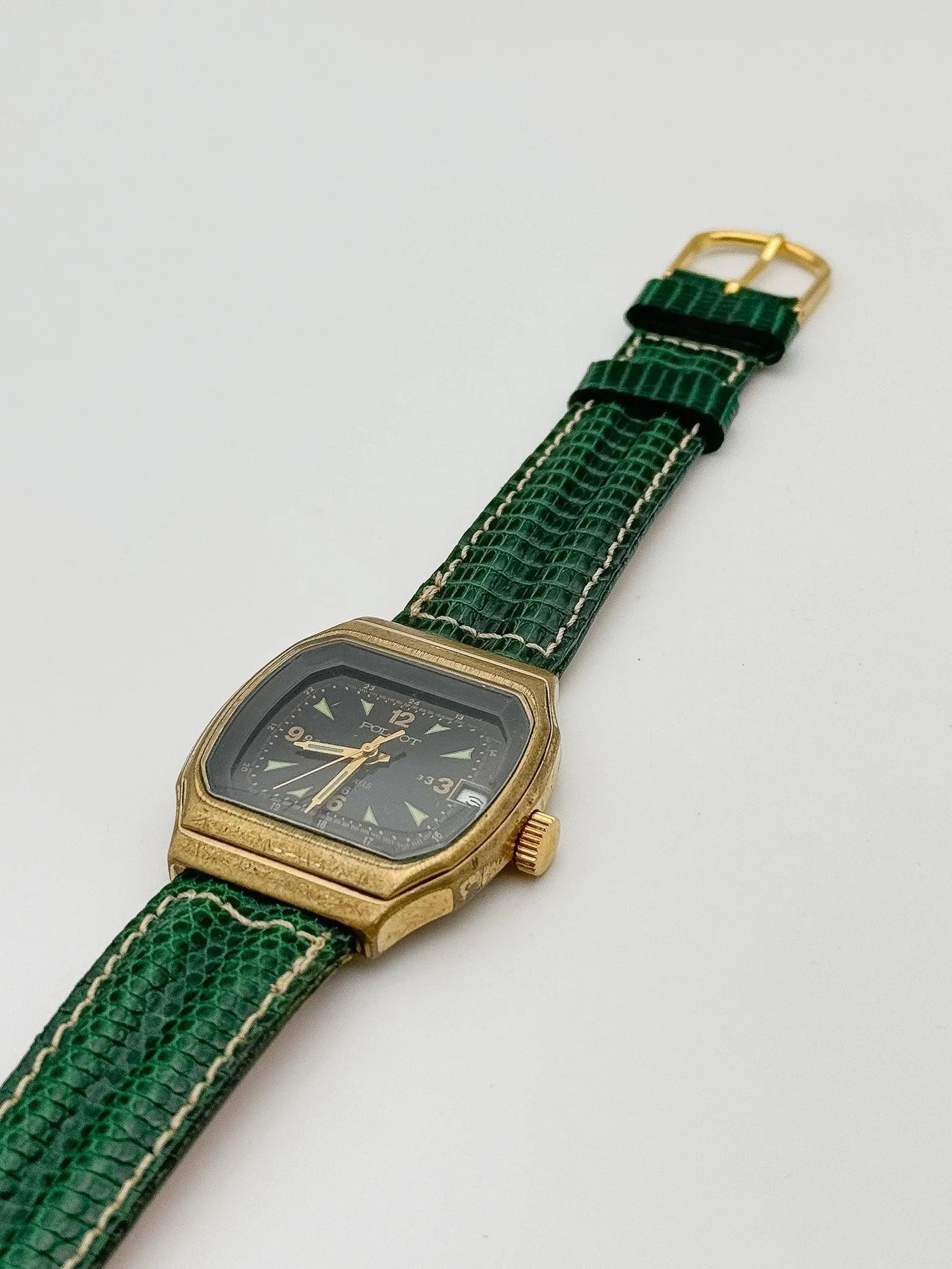 Poljot - Black And Green Dial - 1970s - Atelier Victor