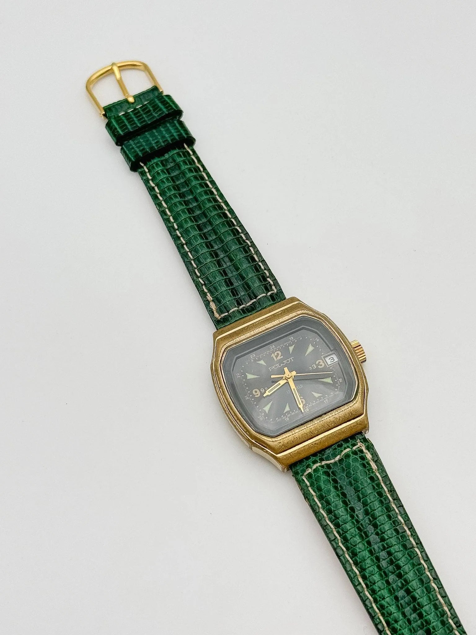 Poljot - Black And Green Dial - 1970s - Atelier Victor