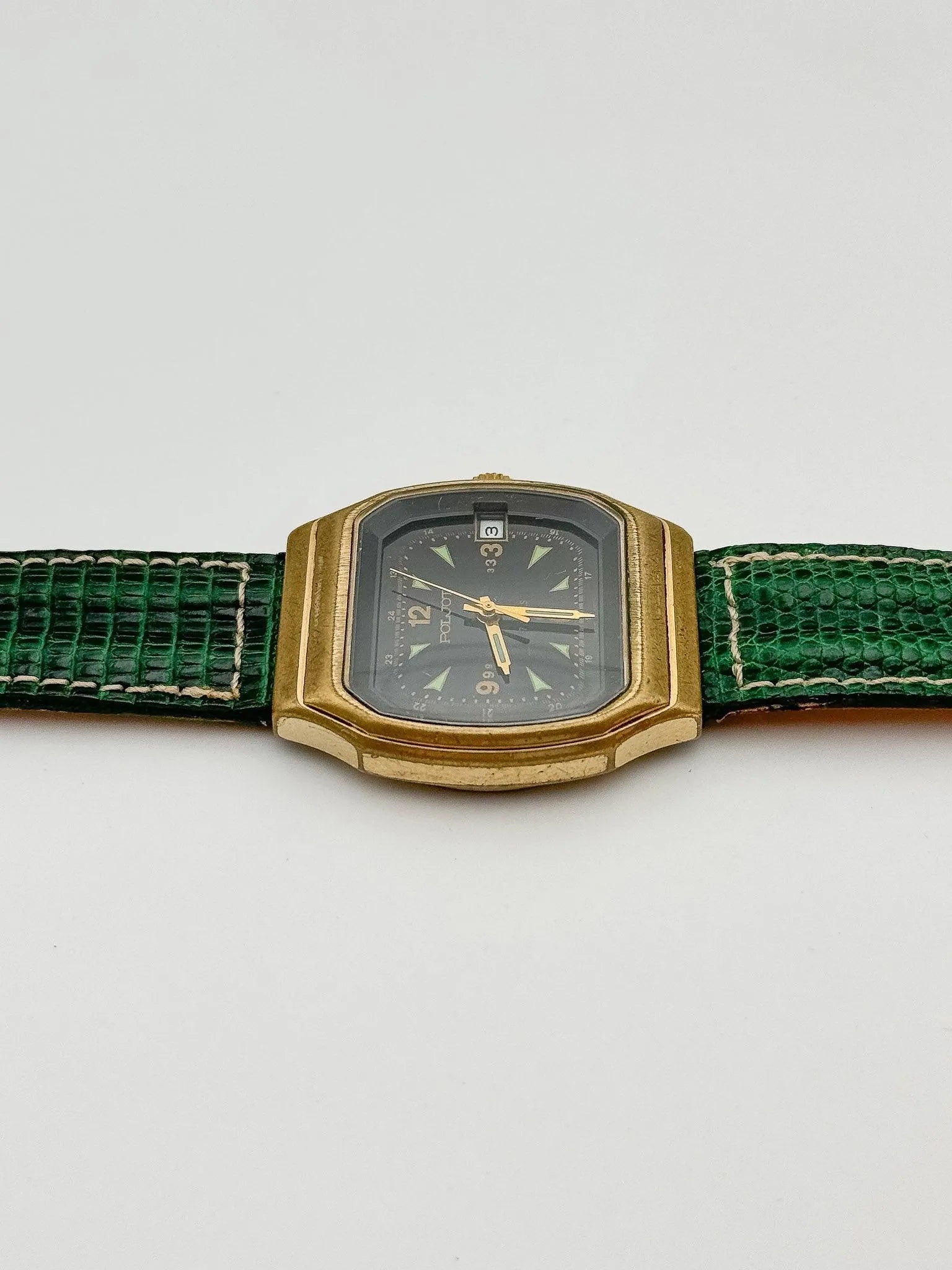 Poljot - Black And Green Dial - 1970s - Atelier Victor