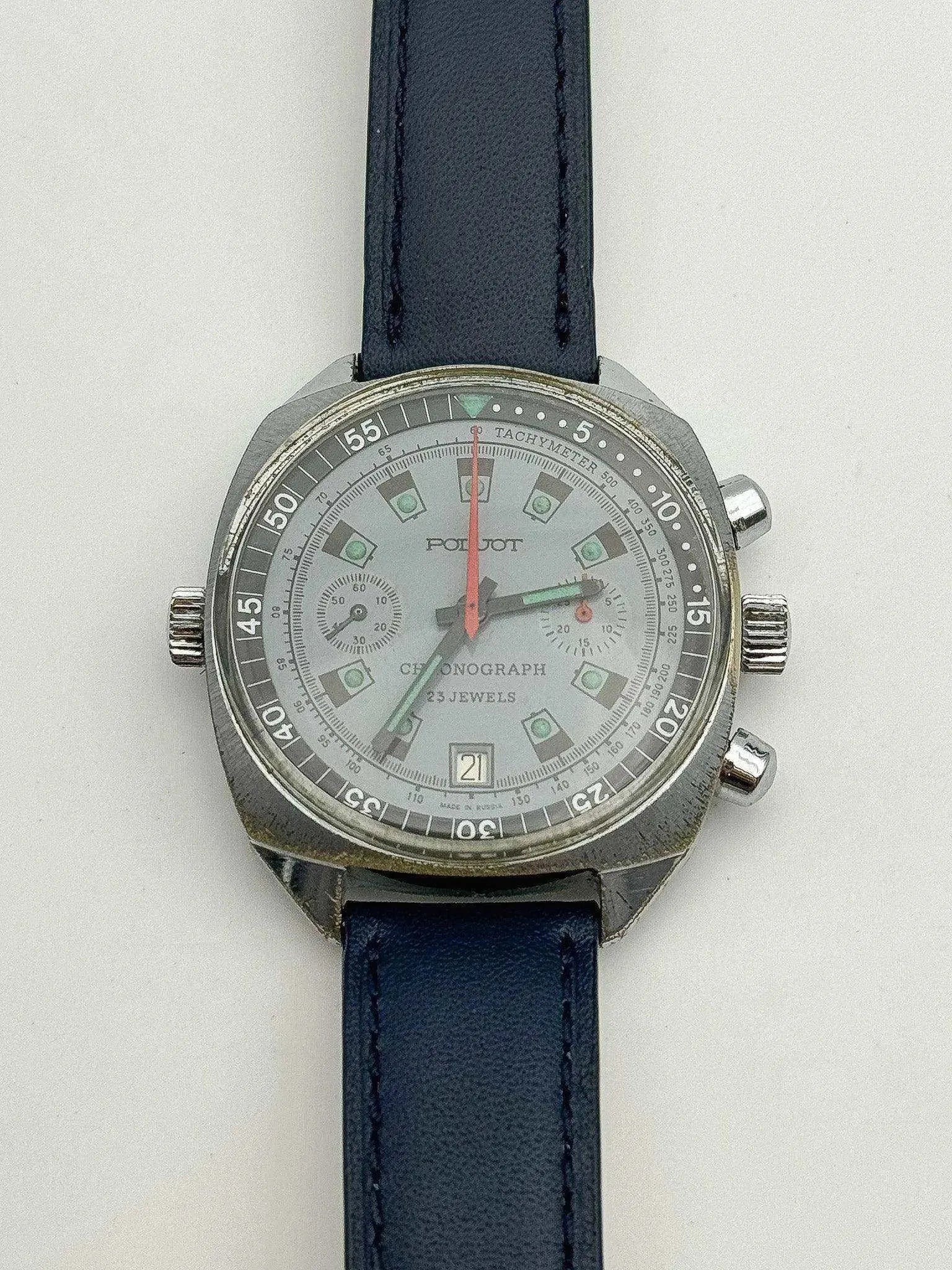 Poljot - Chronographe Date - 1970s - Atelier Victor