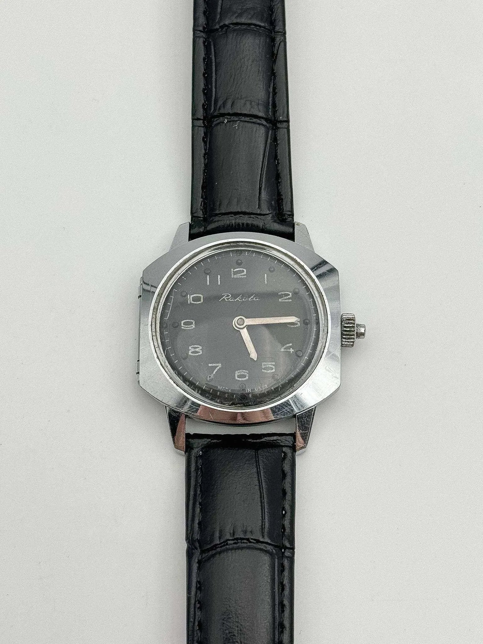 Raketa - Blind Black Dial - 1980s - Atelier Victor