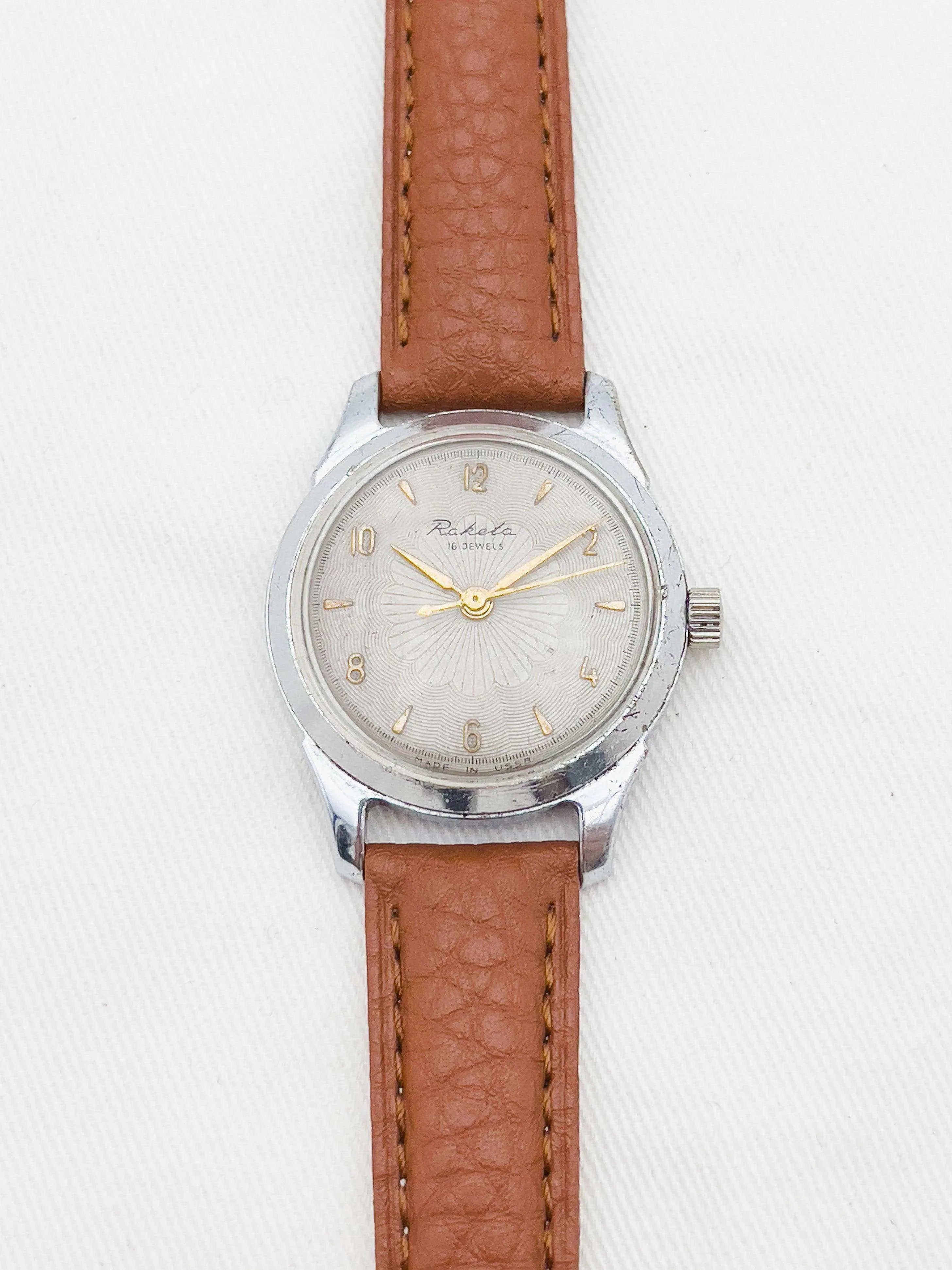 Raketa - Draw dial / Gold Index - 1970’s - Atelier Victor