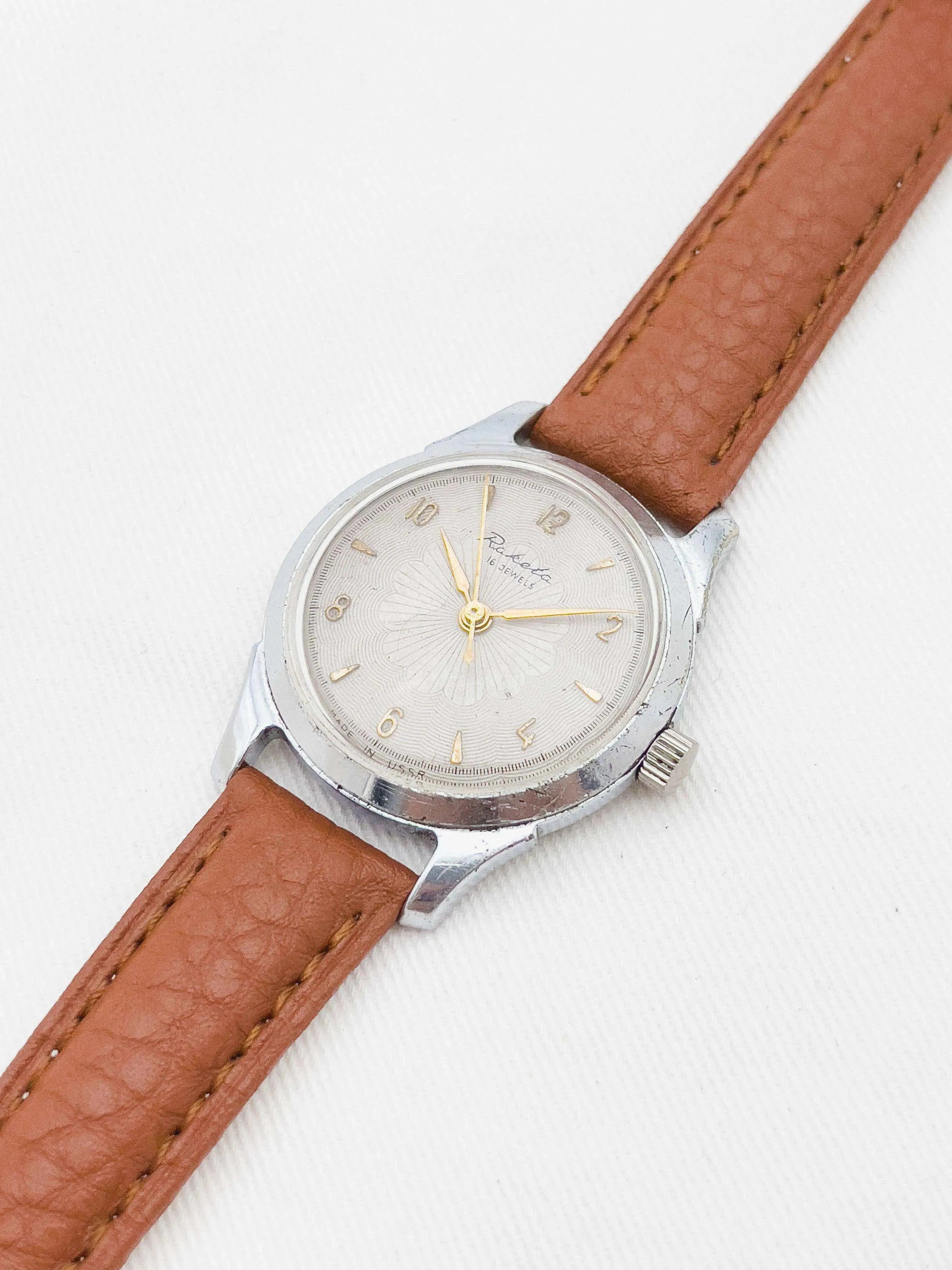 Raketa - Draw dial / Gold Index - 1970’s - Atelier Victor