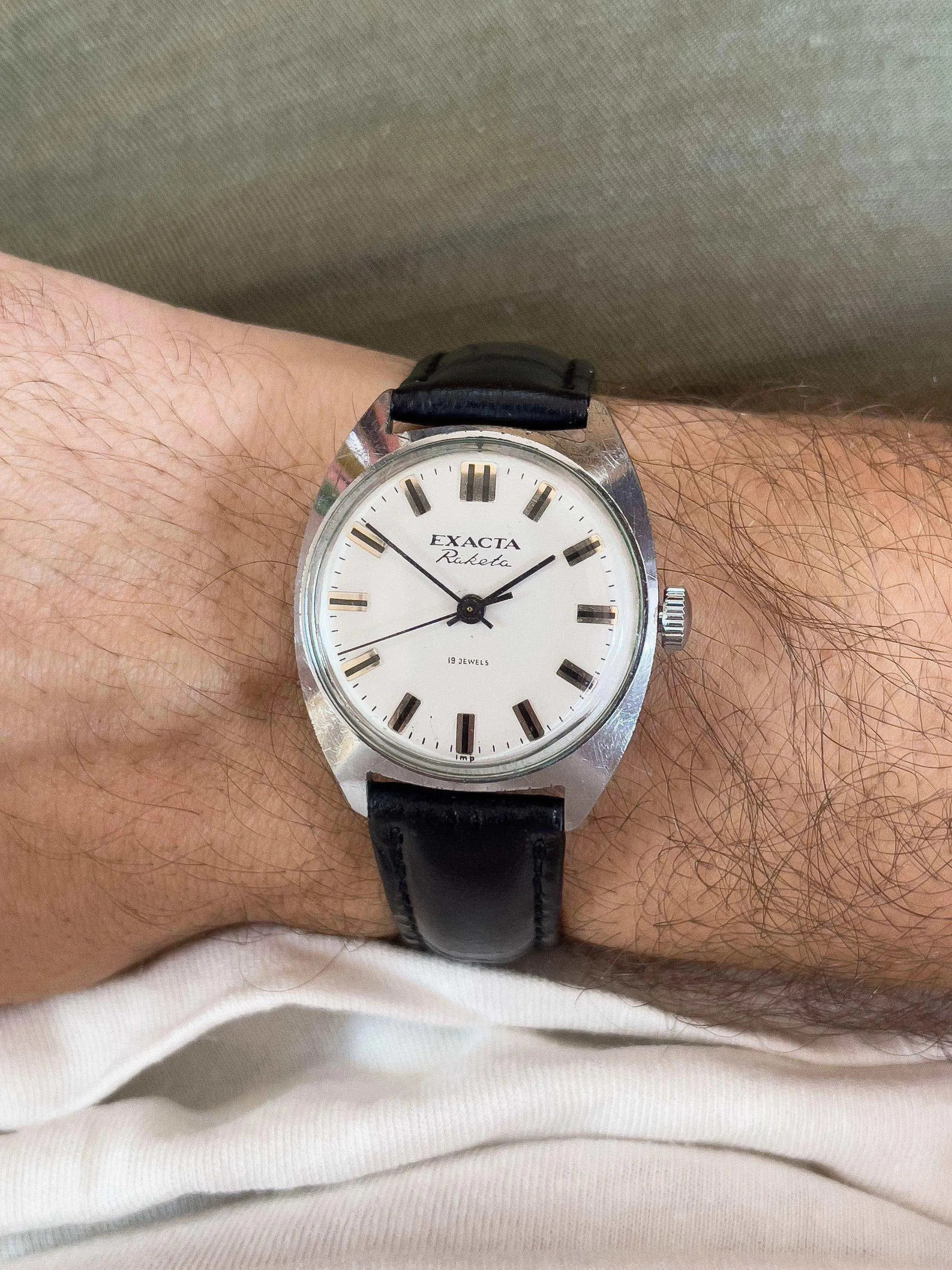 Raketa - Exacta White Dial - 1970s - Atelier Victor