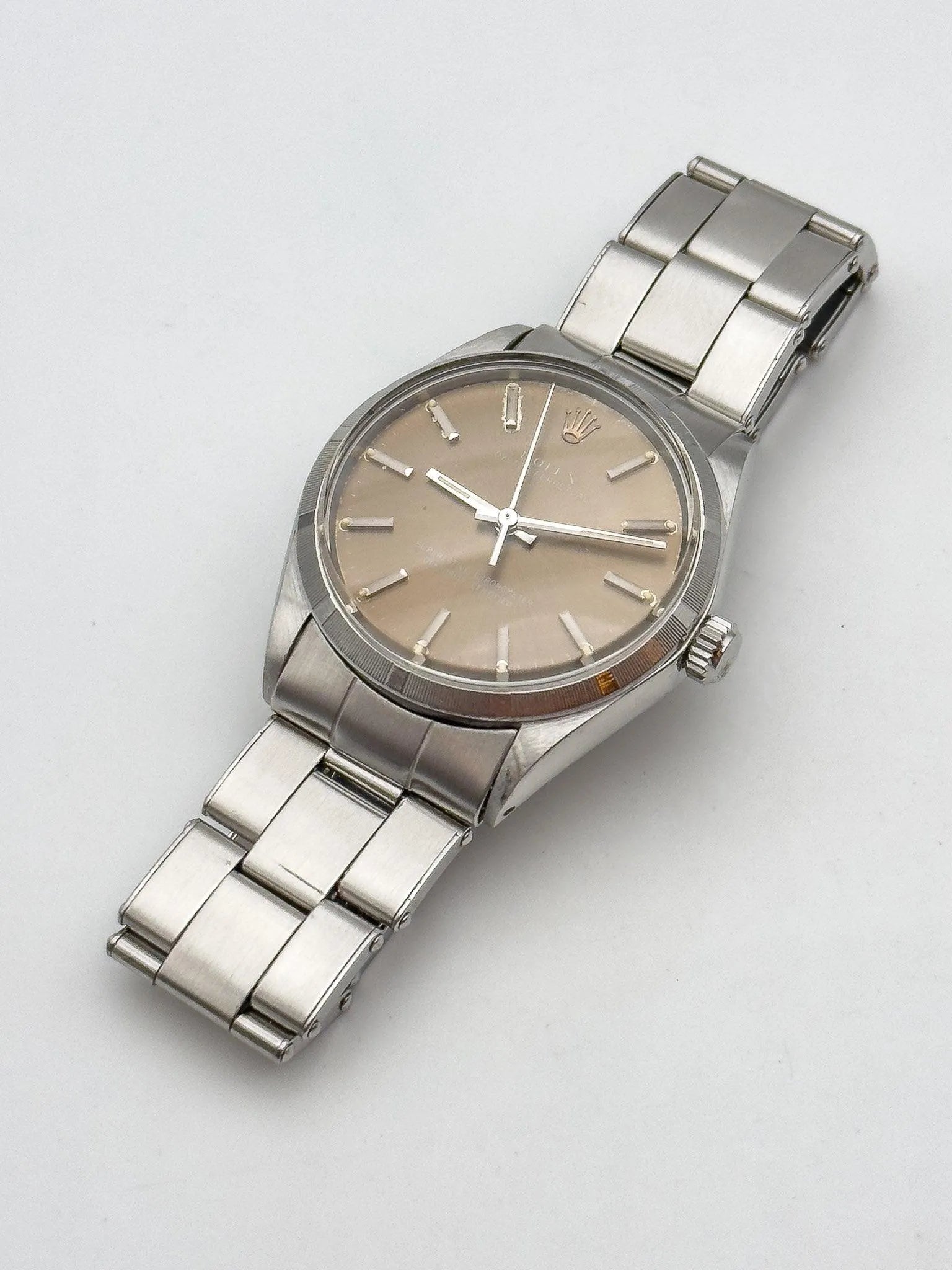 Rolex - Oyster Perpetual 1003 Moka COSC Engine Turned Bezel - 1966 - Atelier Victor