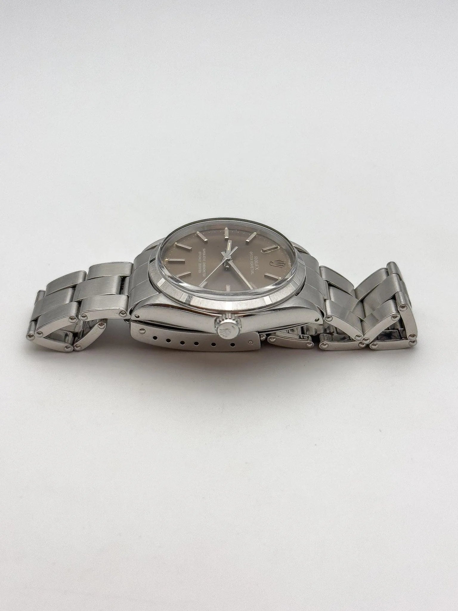 Rolex - Oyster Perpetual 1003 Moka COSC Engine Turned Bezel - 1966 - Atelier Victor