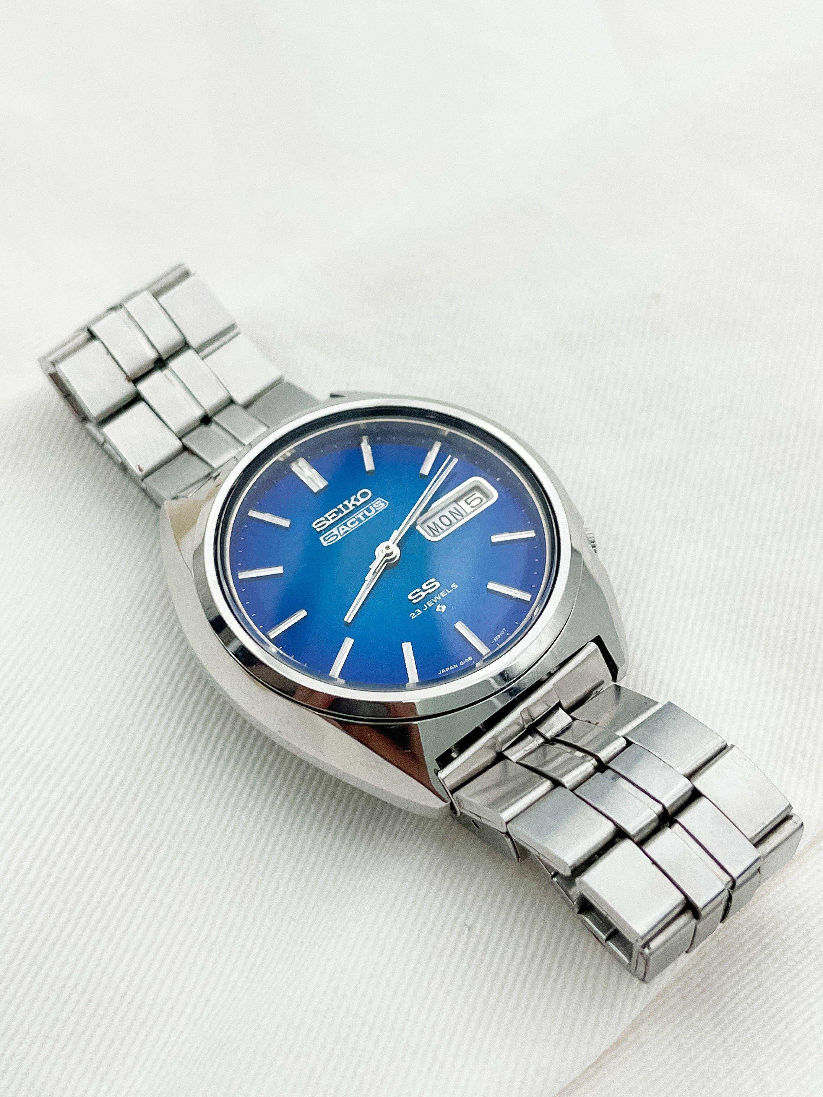 Seiko 5 Actus - Bleu Dial - 1974 - Atelier Victor