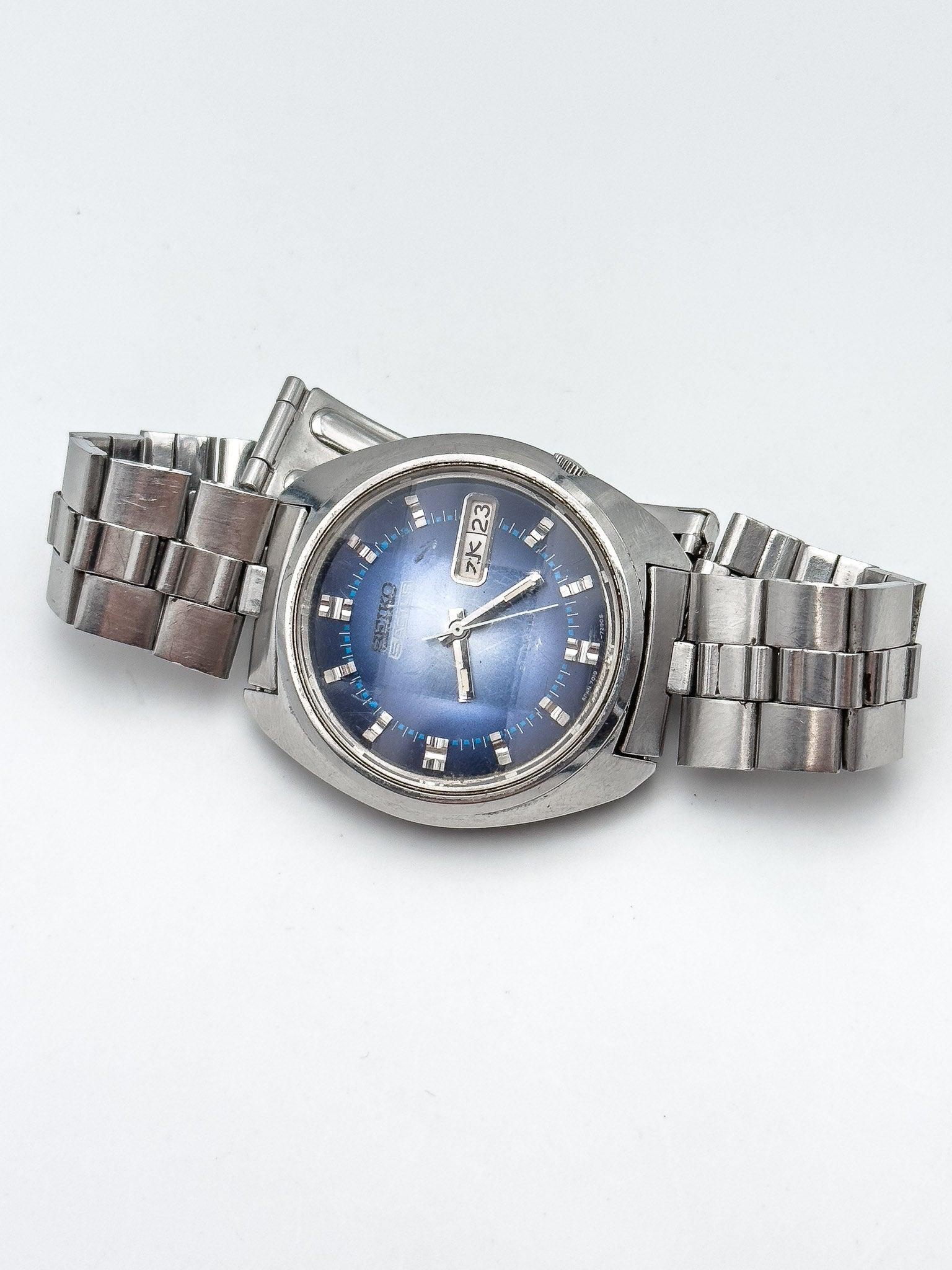 Seiko 5 Actus - Blue Facette Kanji - 1972 - Atelier Victor