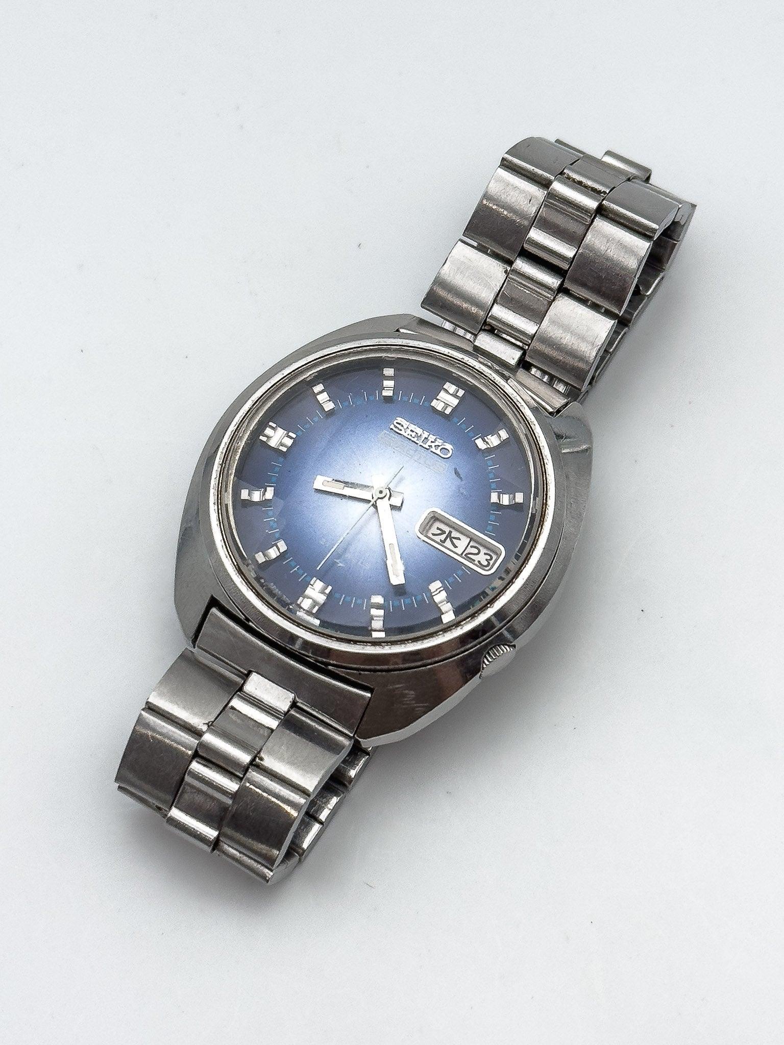 Seiko 5 Actus - Blue Facette Kanji - 1972 - Atelier Victor