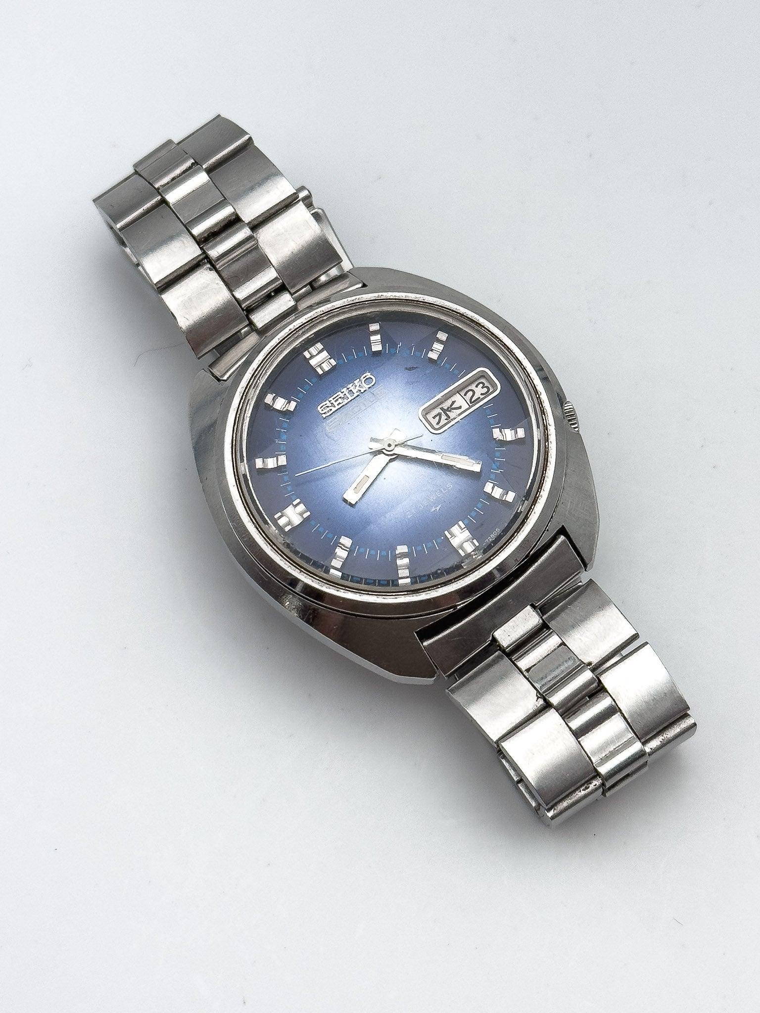 Seiko 5 Actus - Blue Facette Kanji - 1972 - Atelier Victor