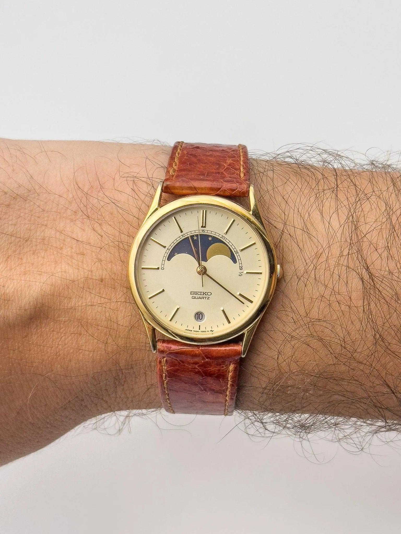 Seiko - Circle Gold Moonphase - 1986 - Atelier Victor