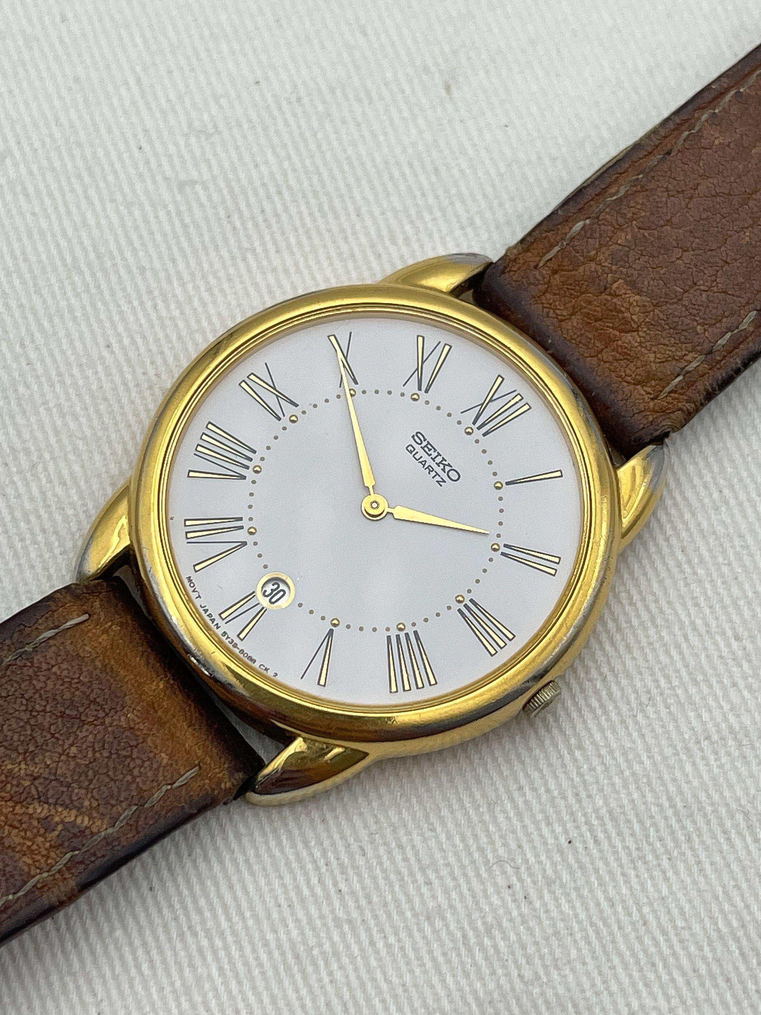 Seiko - Gold Index Roman - 1990 - Atelier Victor