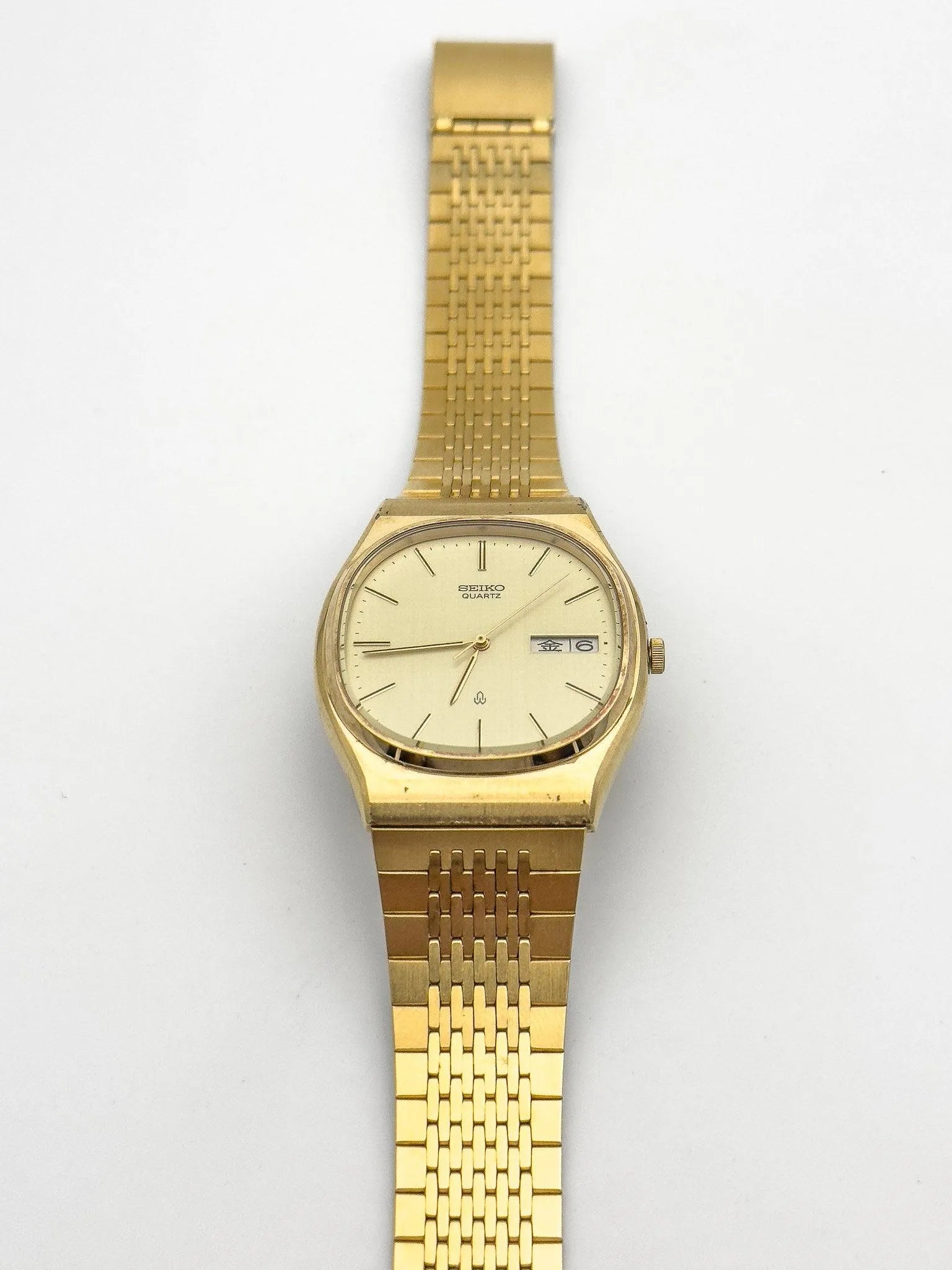 Seiko - Linen Dial Gold - 1981 - Atelier Victor