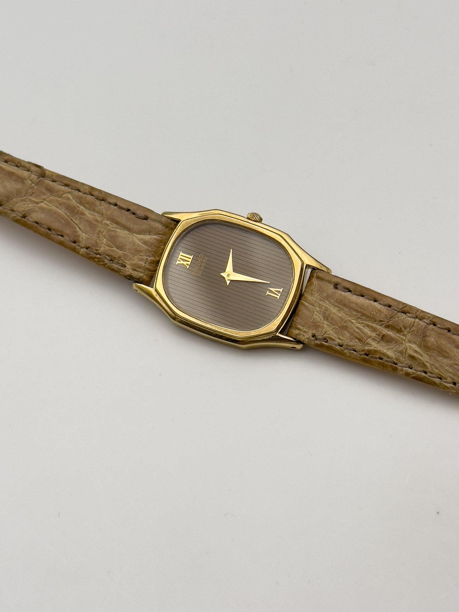 Seiko - Mini Oval Gold Tapesserie - 1983 - Atelier Victor