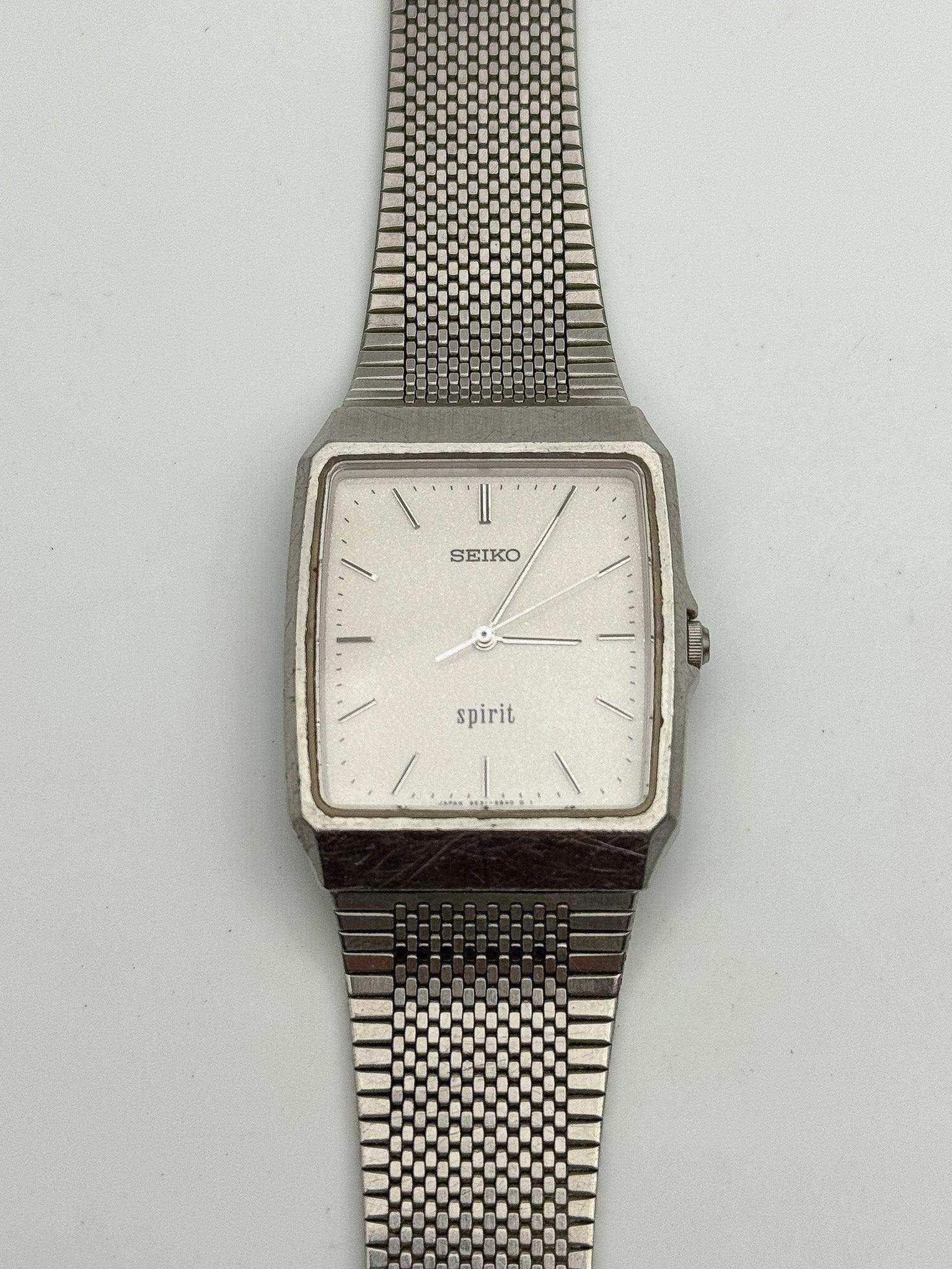 Seiko - Spirit Rectangle White Dust - 1995 - Atelier Victor