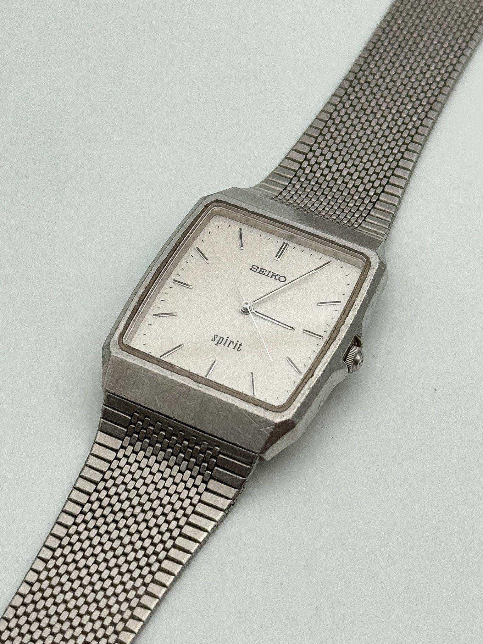 Seiko - Spirit Rectangle White Dust - 1995 - Atelier Victor