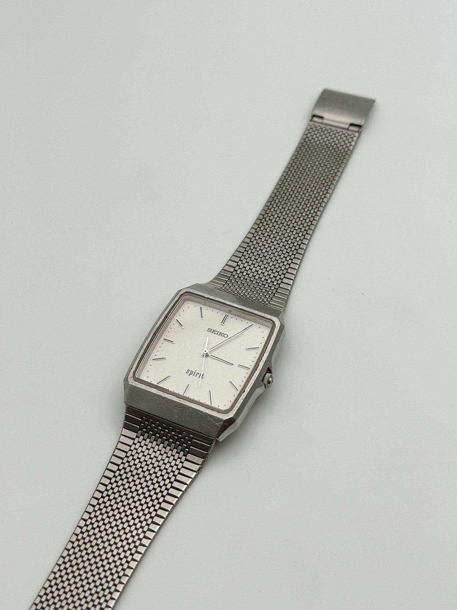 Seiko - Spirit Rectangle White Dust - 1995 - Atelier Victor