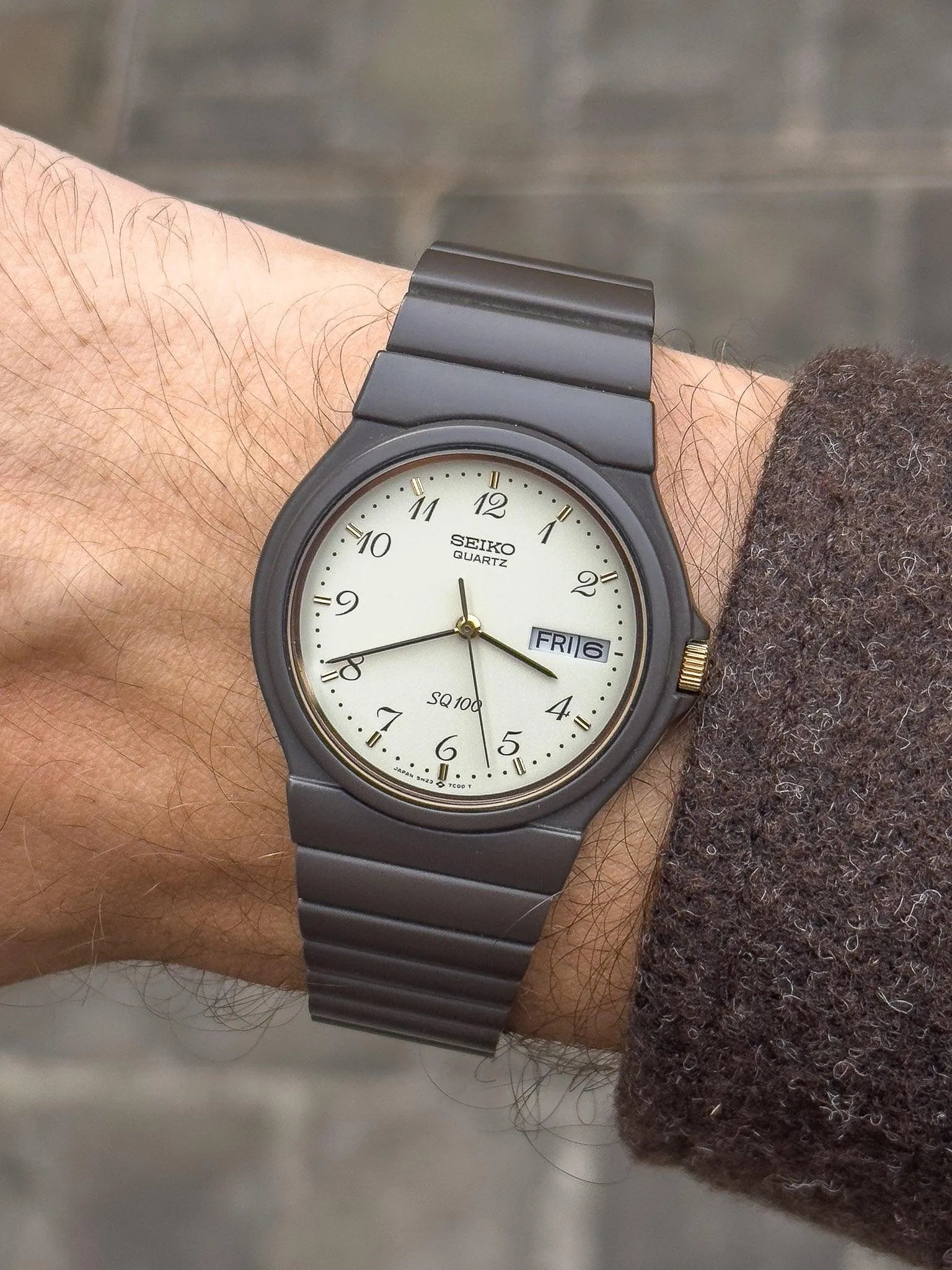 Seiko - SQ100 Chocolat Daydate - 1990's - Atelier Victor