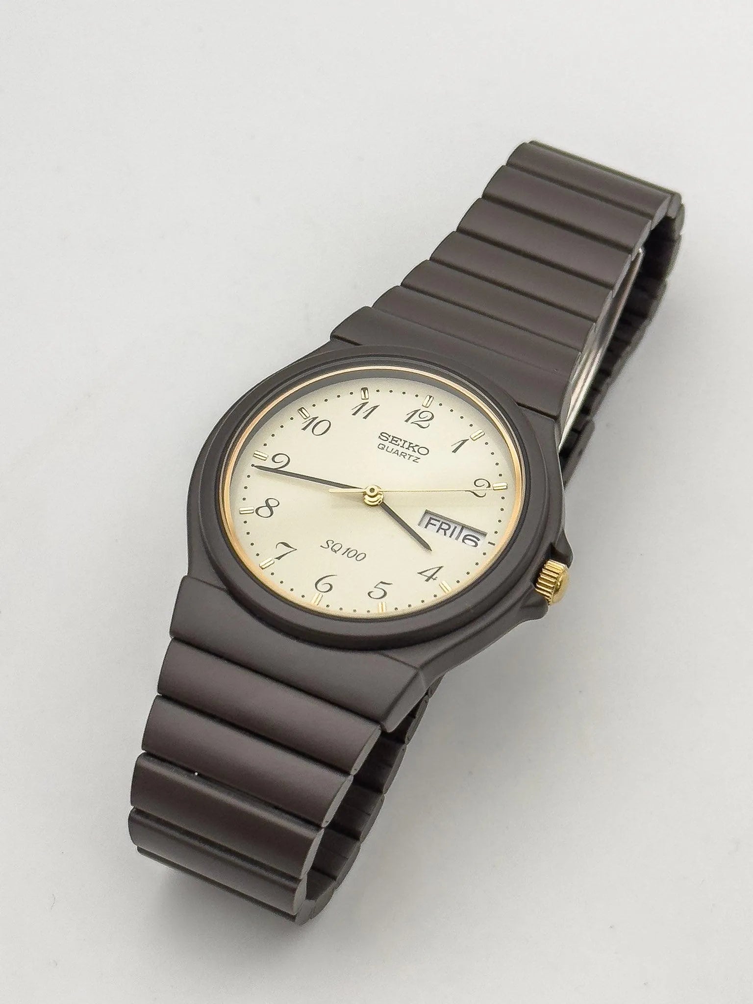 Seiko - SQ100 Chocolat Daydate - 1990's - Atelier Victor