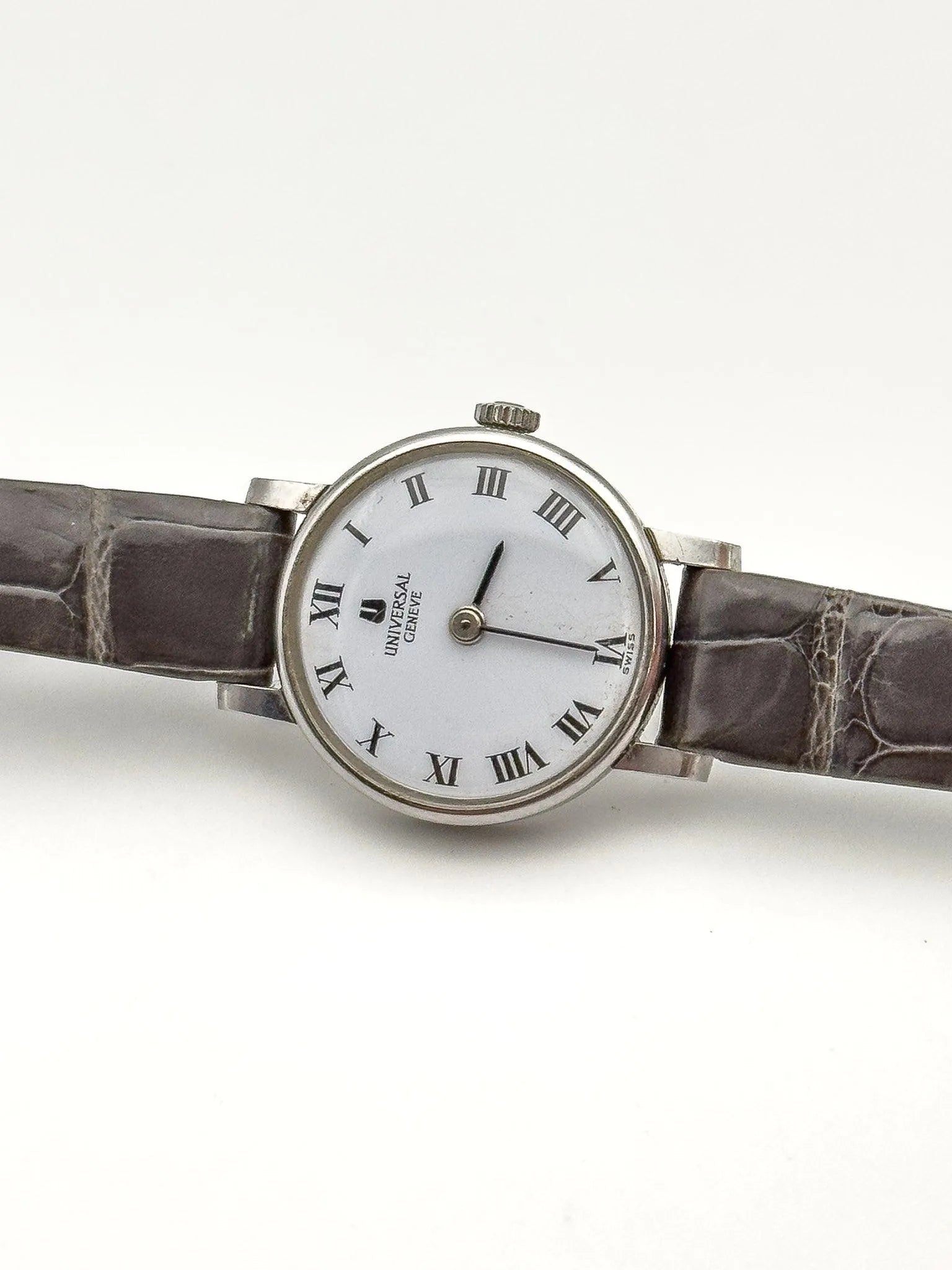 Universal Genève - White Dress Watch - 1970s - Atelier Victor