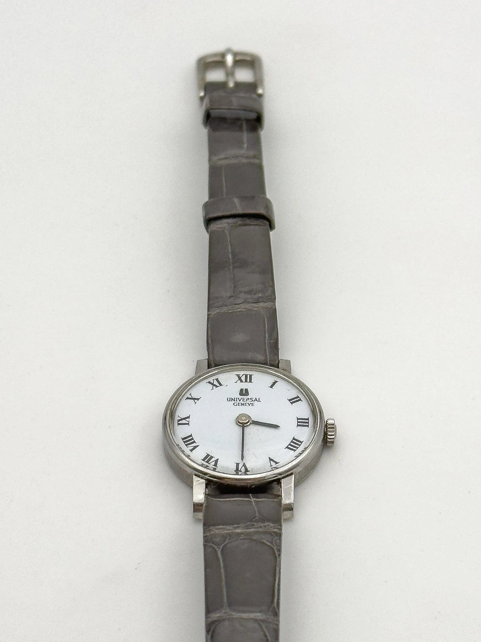 Universal Genève - White Dress Watch - 1970s - Atelier Victor