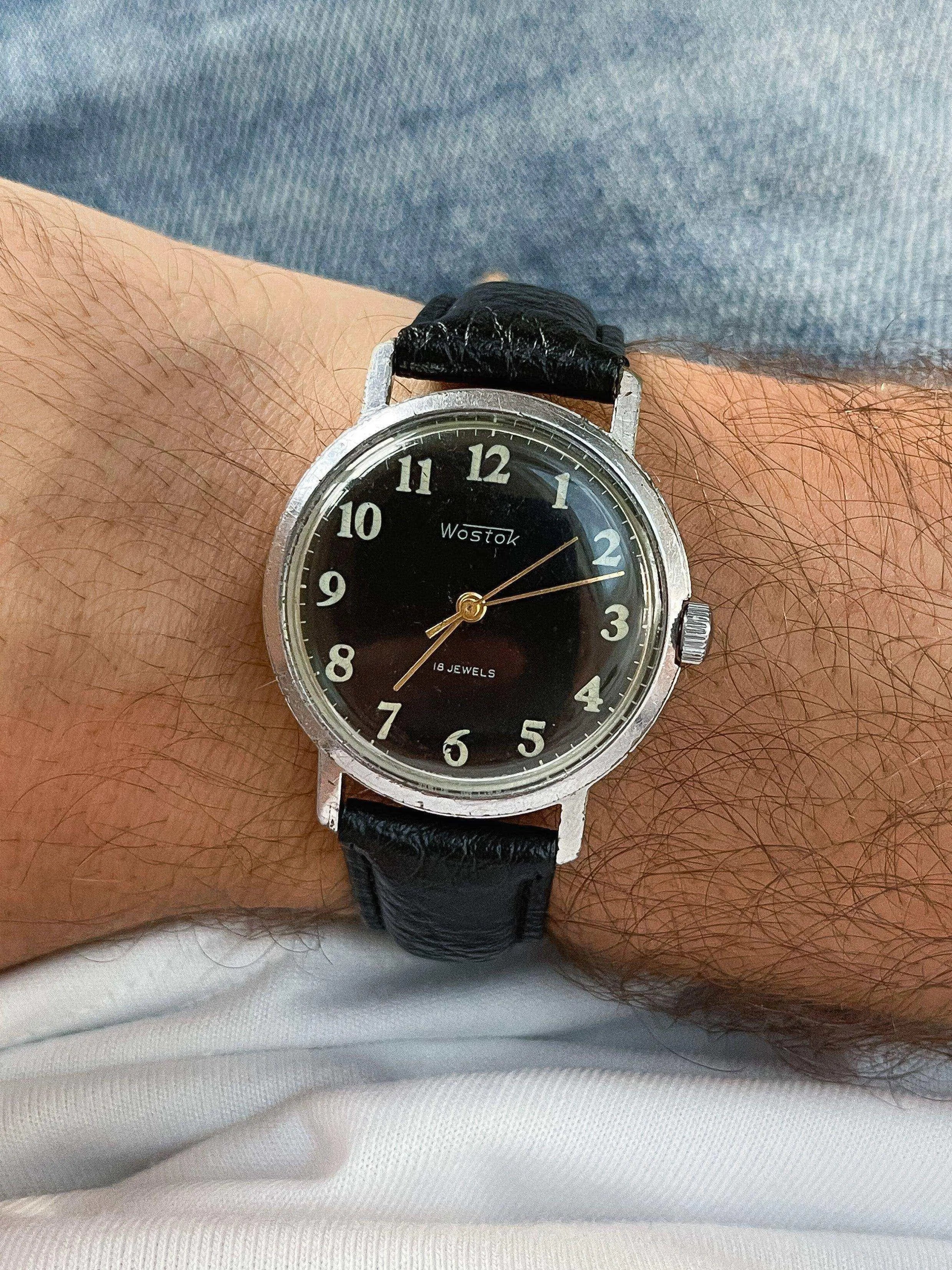 Vostok - Black Dial - 1960s - Atelier Victor