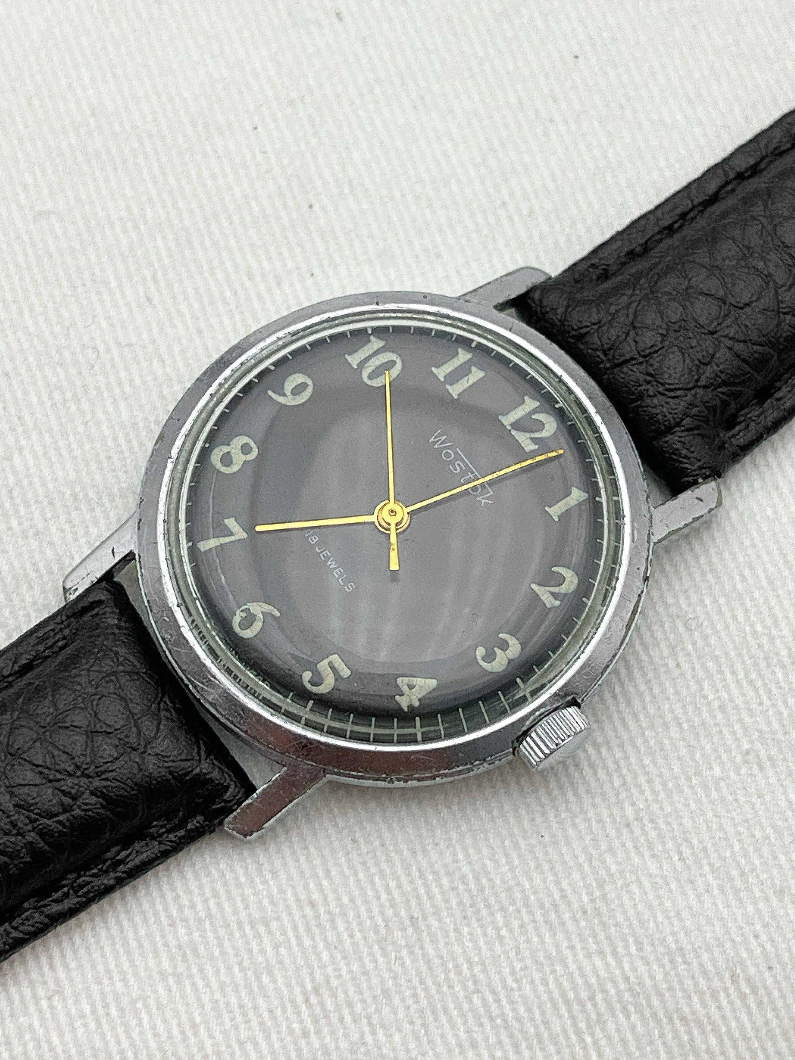 Vostok - Black Dial - 1960s - Atelier Victor