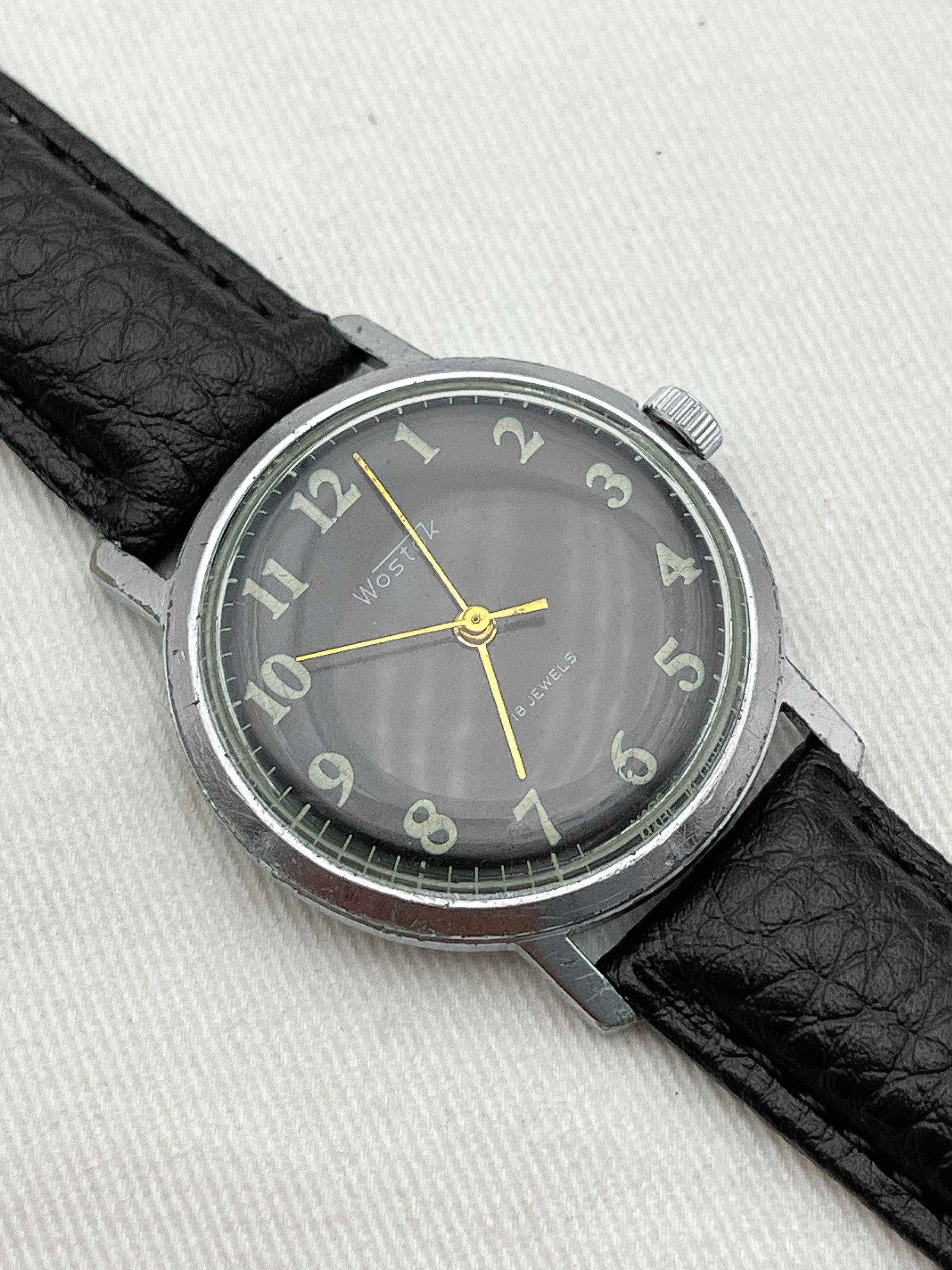 Vostok - Black Dial - 1960s - Atelier Victor