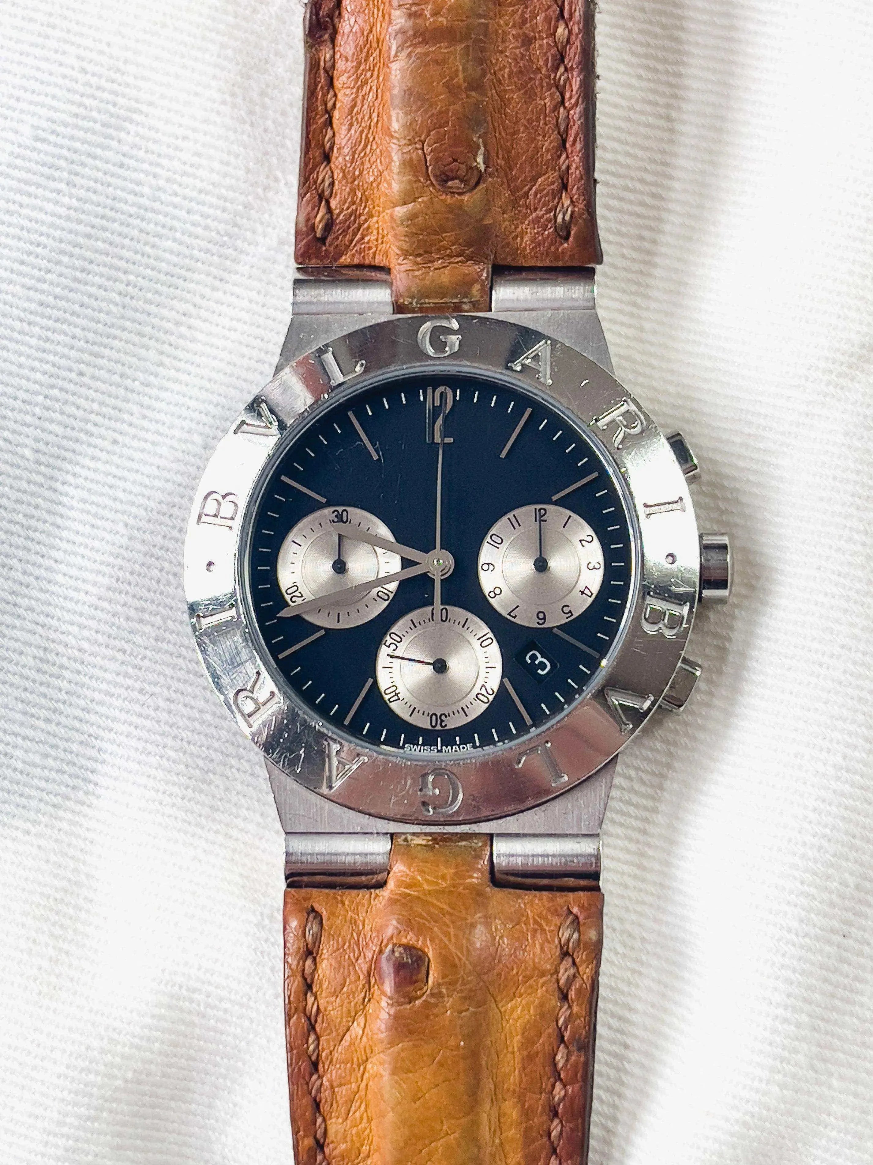 Bulgari - Diagono Chronograph - 1990's - Atelier Victor