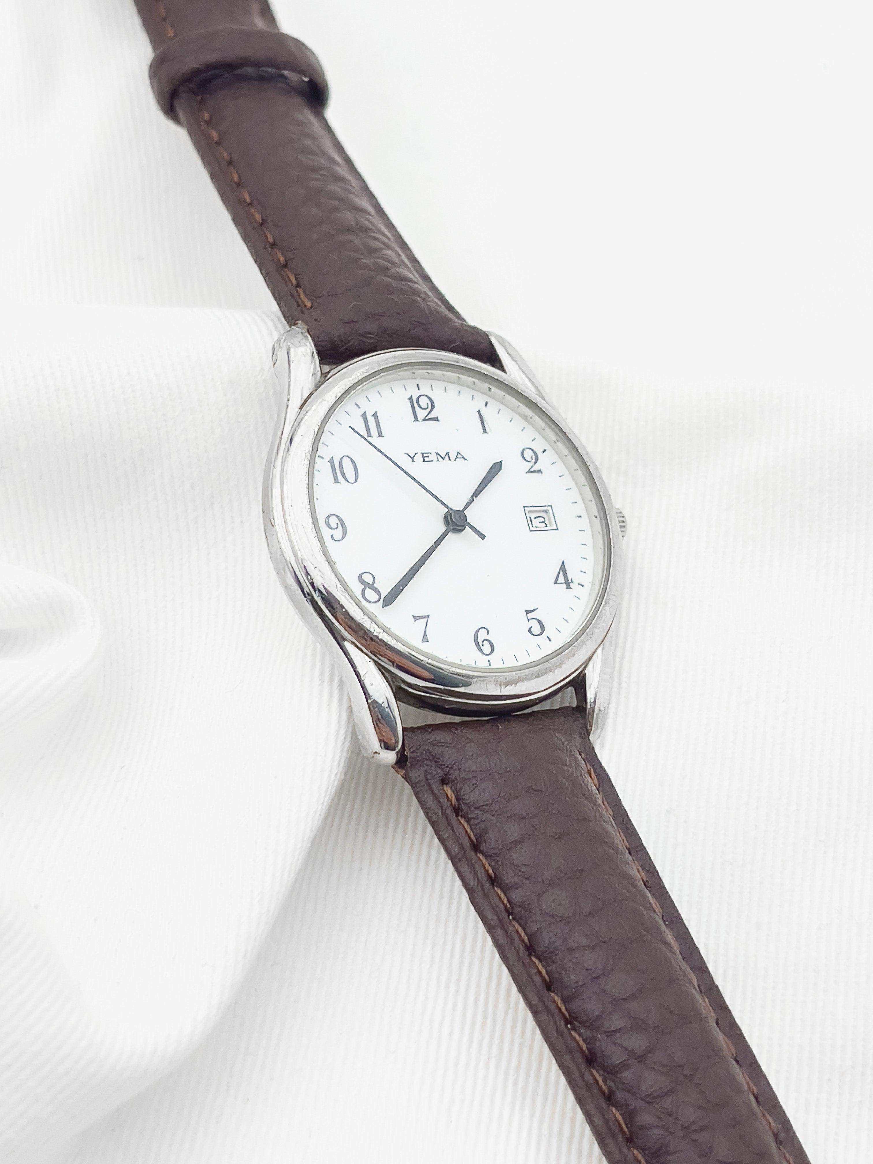 Yema - White Dial Date - 1990's - Atelier Victor
